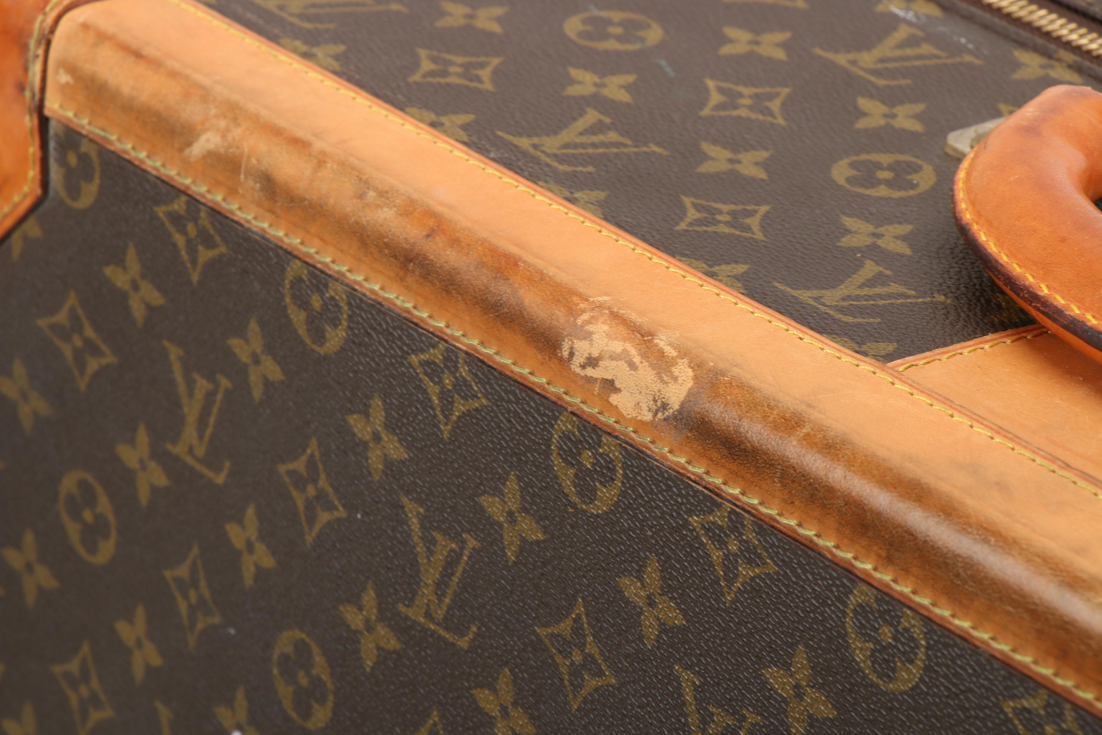 Louis Vuitton Combination Lock Hardside Suitcase in Monogram Canvas, Vintage