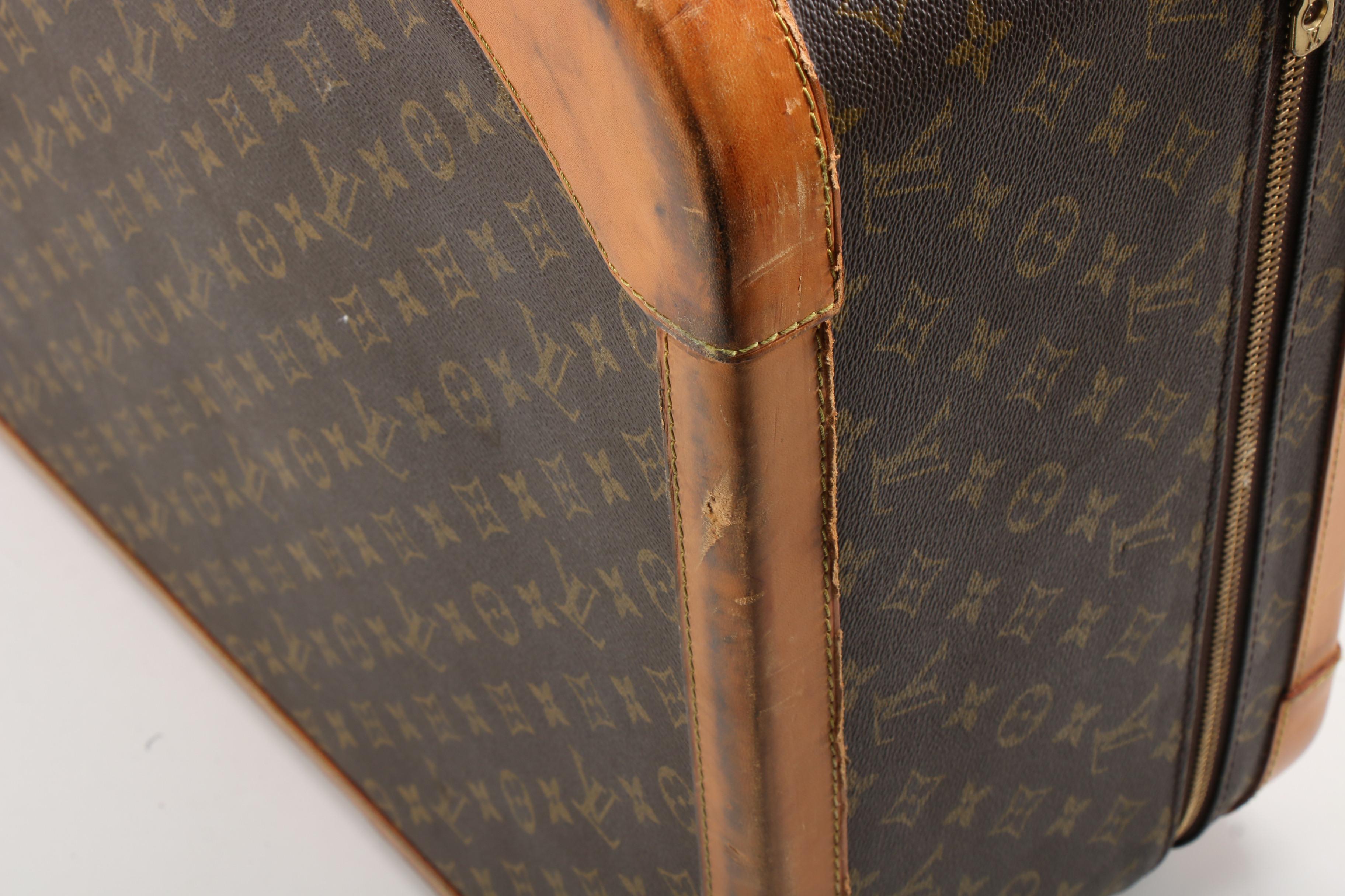 Louis Vuitton Combination Lock Hardside Suitcase in Monogram Canvas, Vintage