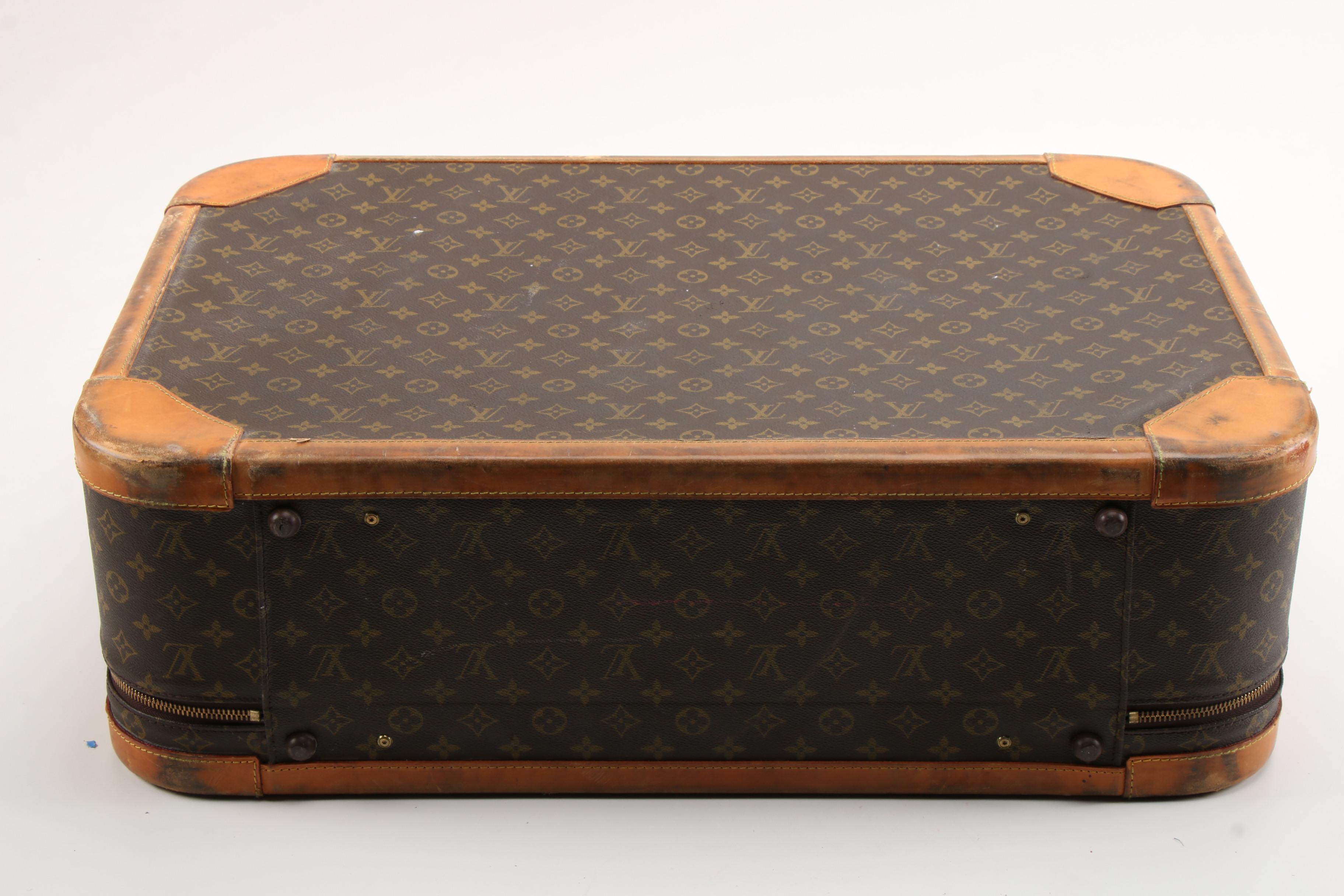 Louis Vuitton Combination Lock Hardside Suitcase in Monogram Canvas, Vintage