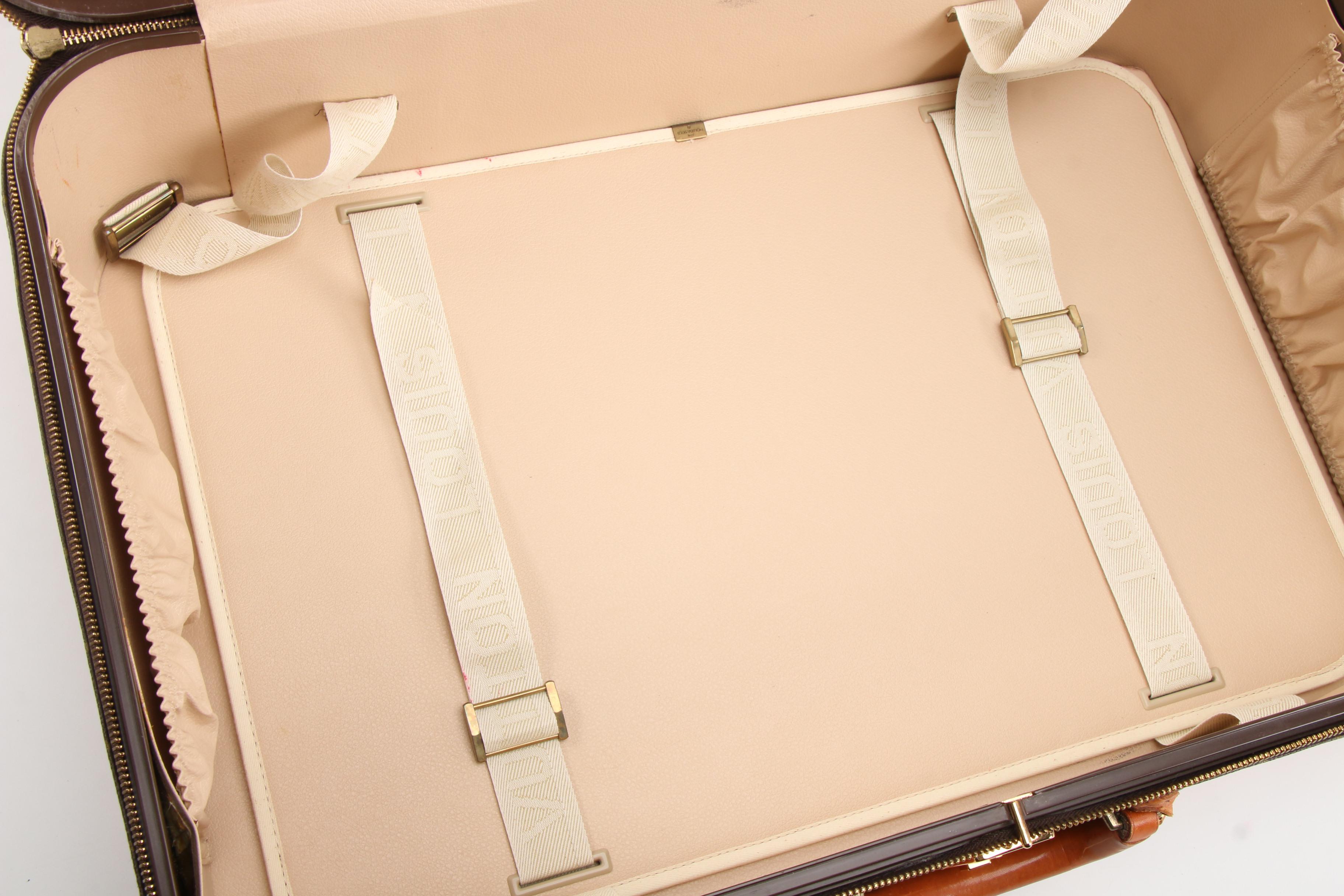 Louis Vuitton Combination Lock Hardside Suitcase in Monogram Canvas, Vintage