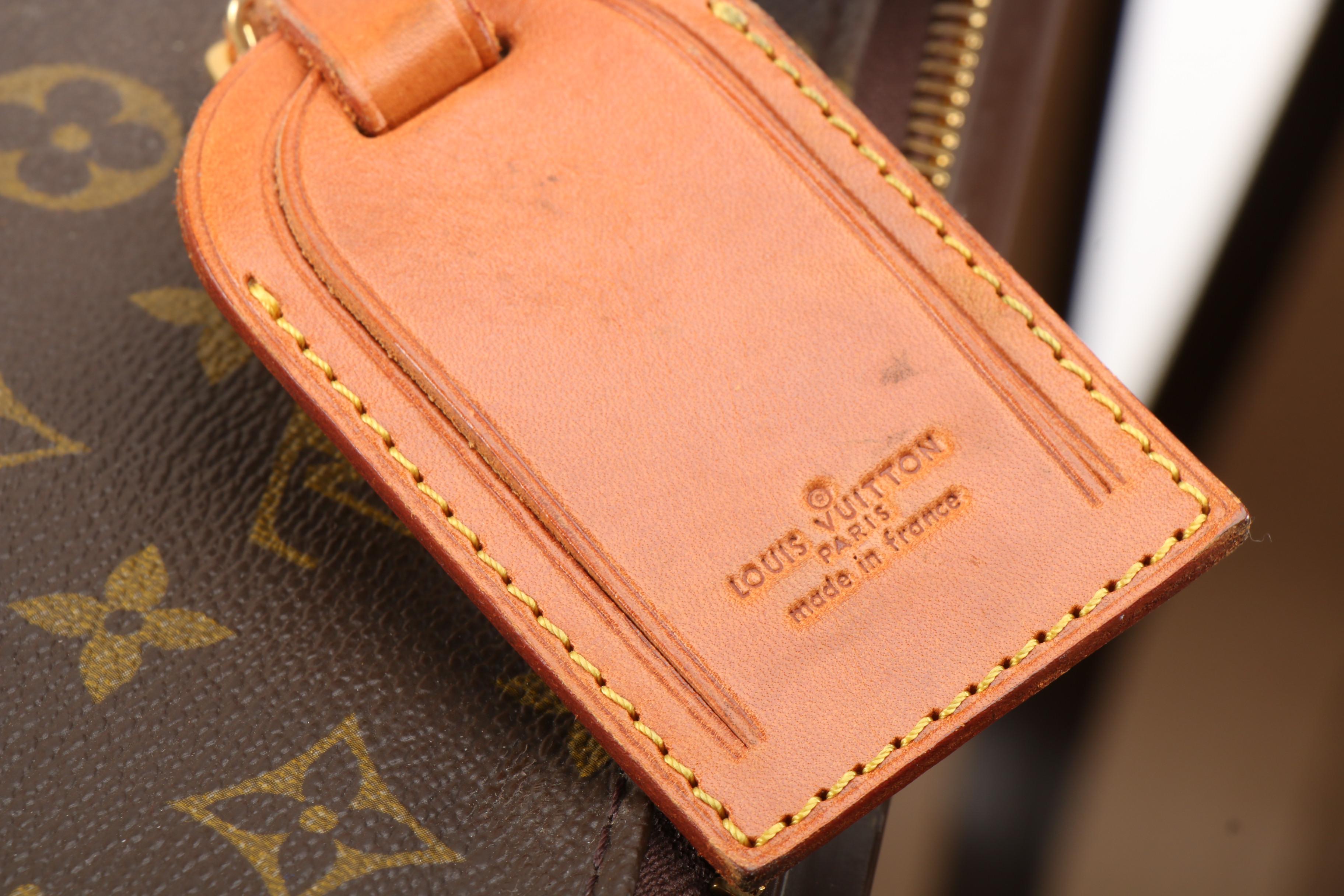 Louis Vuitton Combination Lock Hardside Suitcase in Monogram Canvas, Vintage