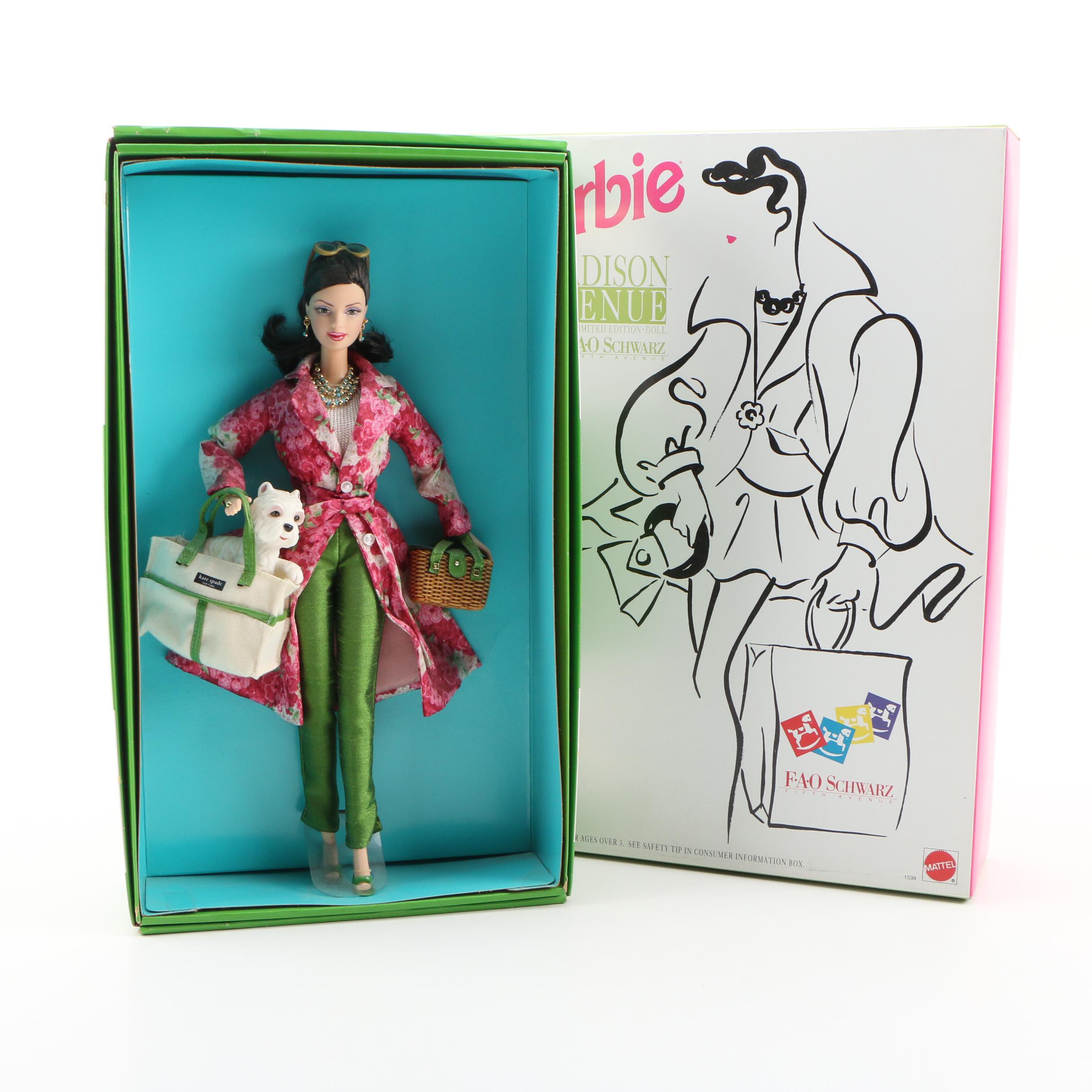 F.A.O. Schwarz and Kate Spade Limited Edition Barbie Fashion Dolls
