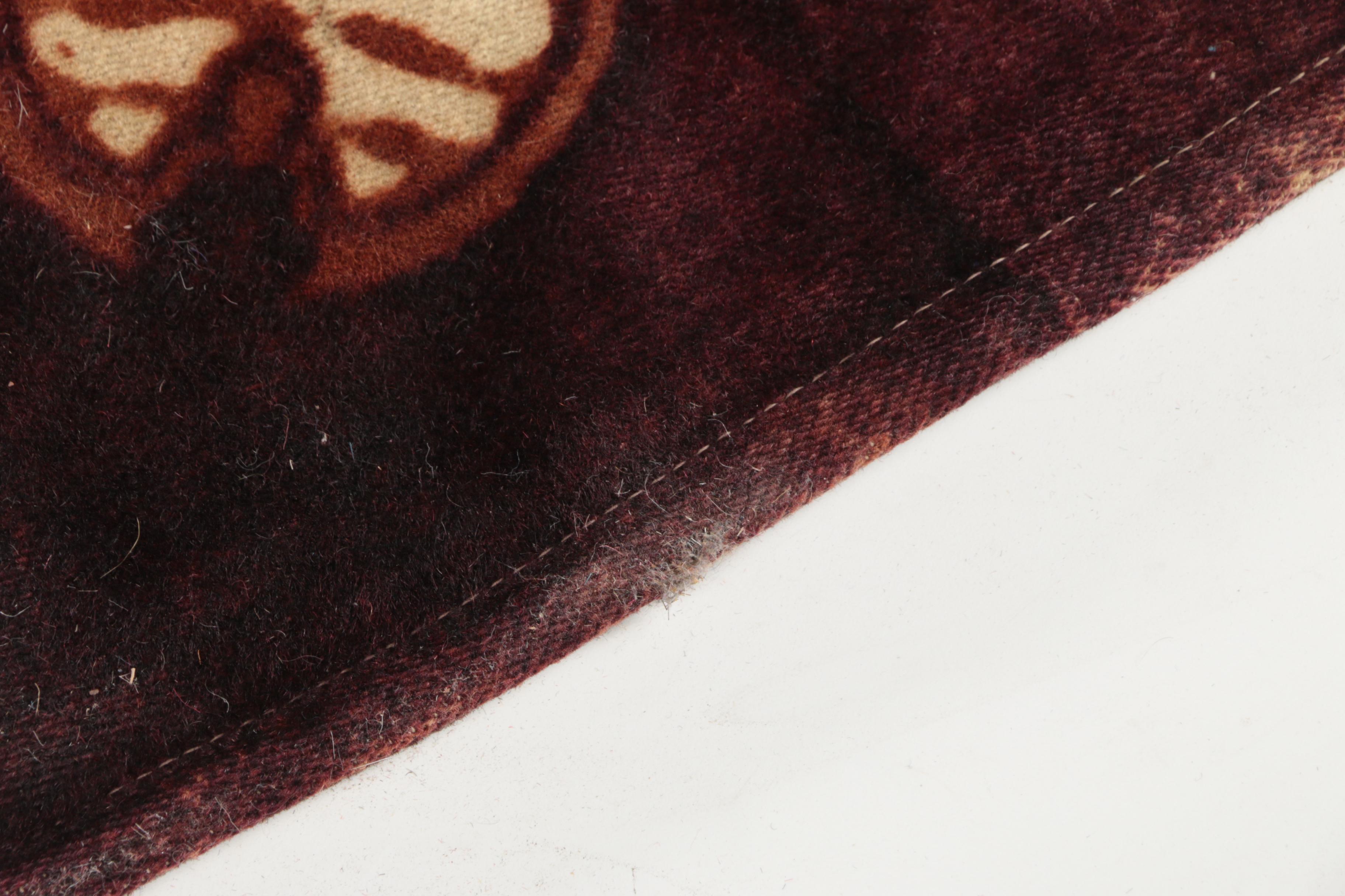 Victorian Tulip Mohair Carriage Robe Lap Blanket