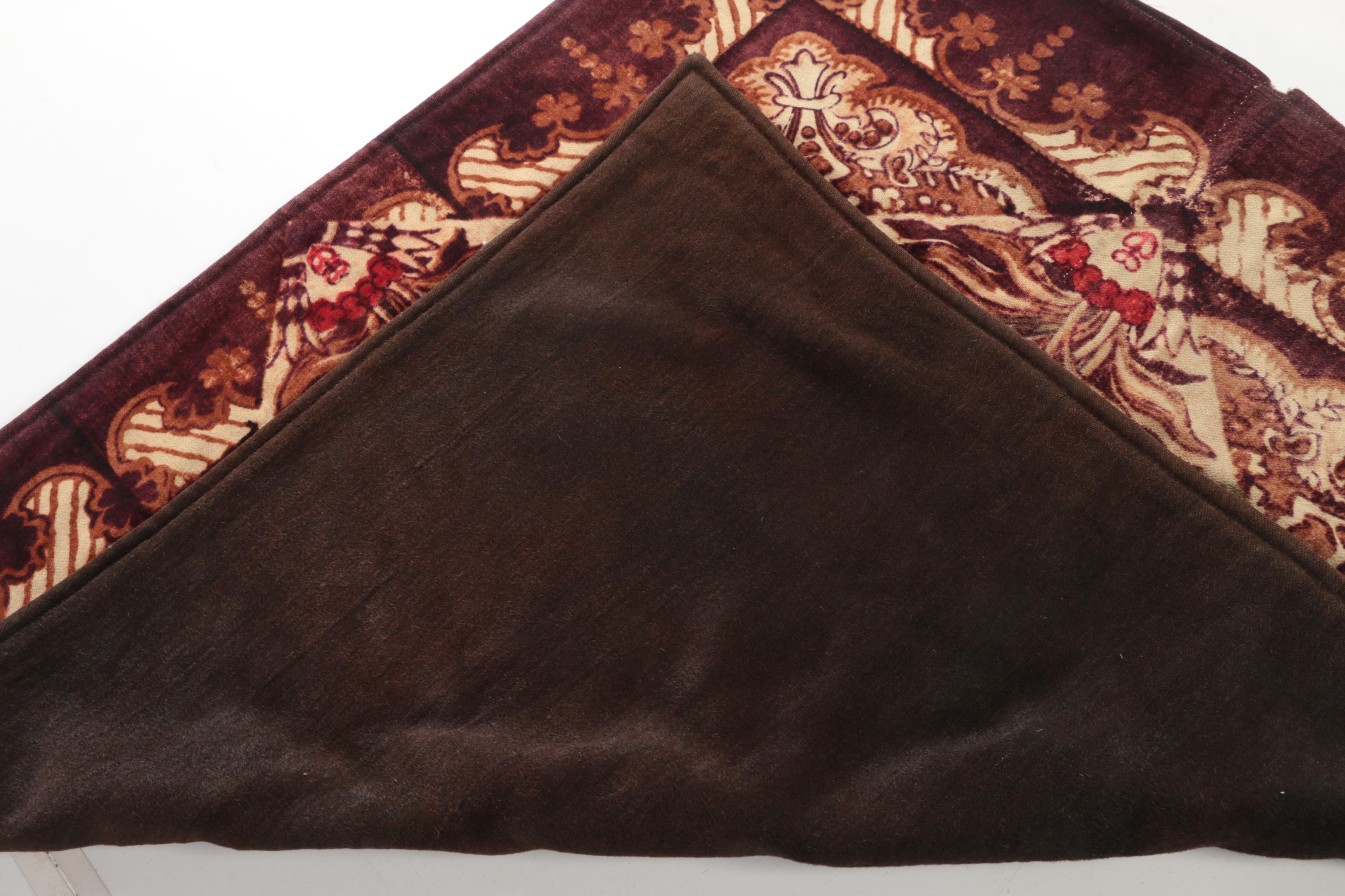 Victorian Tulip Mohair Carriage Robe Lap Blanket