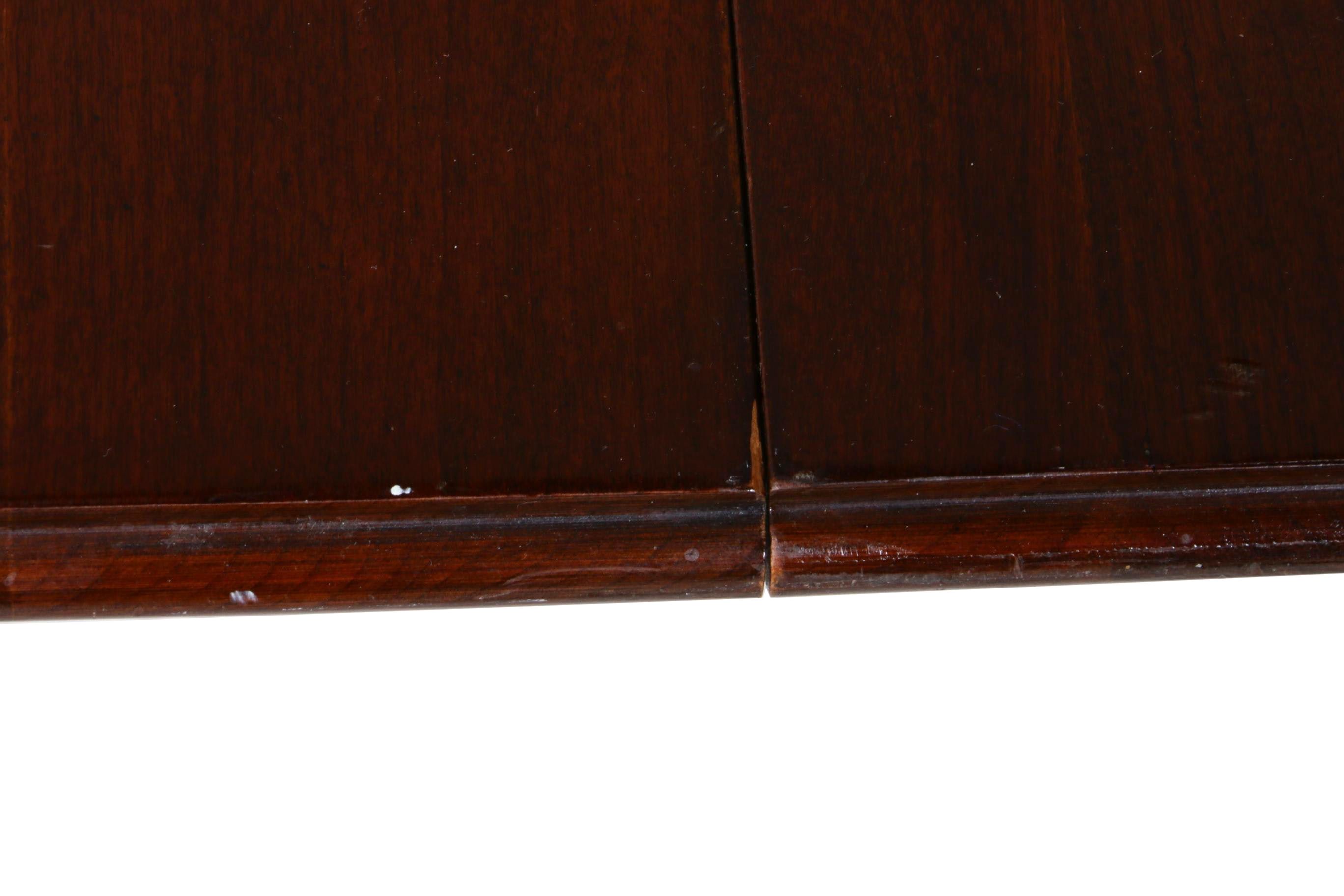 Cherry Queen Anne Style Dining Table and Chairs