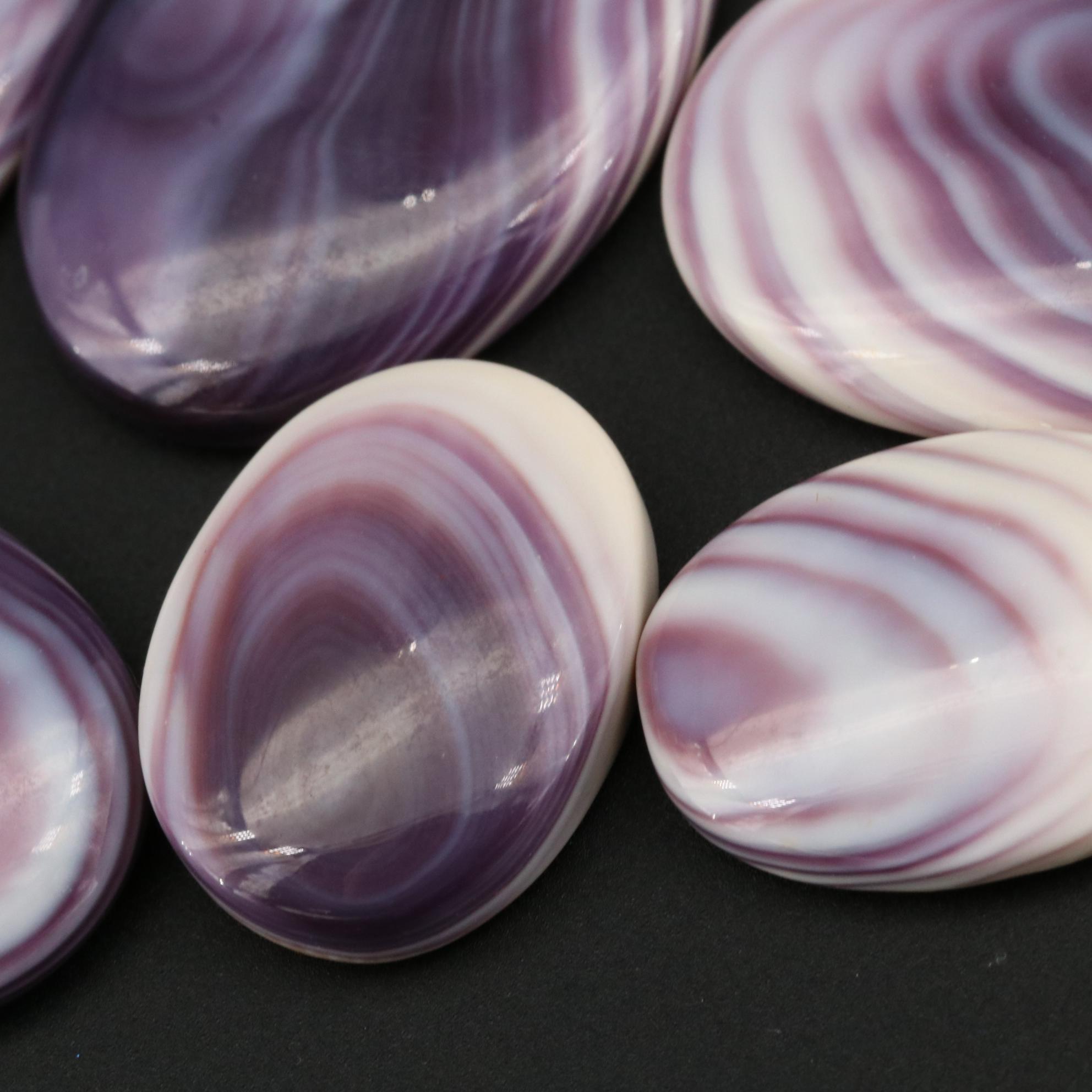 Loose Purple Spiny Oyster Cabochons