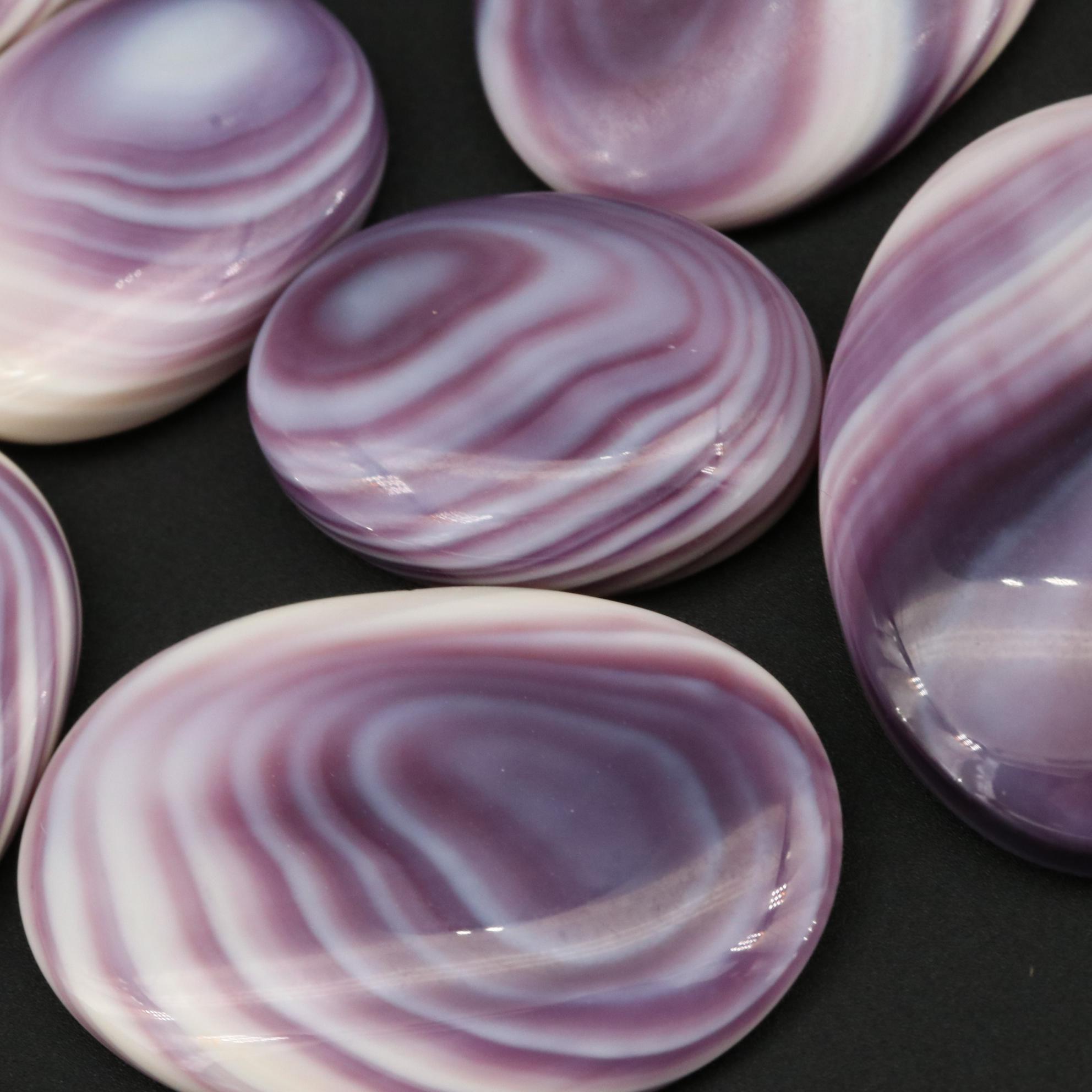 Loose Purple Spiny Oyster Cabochons