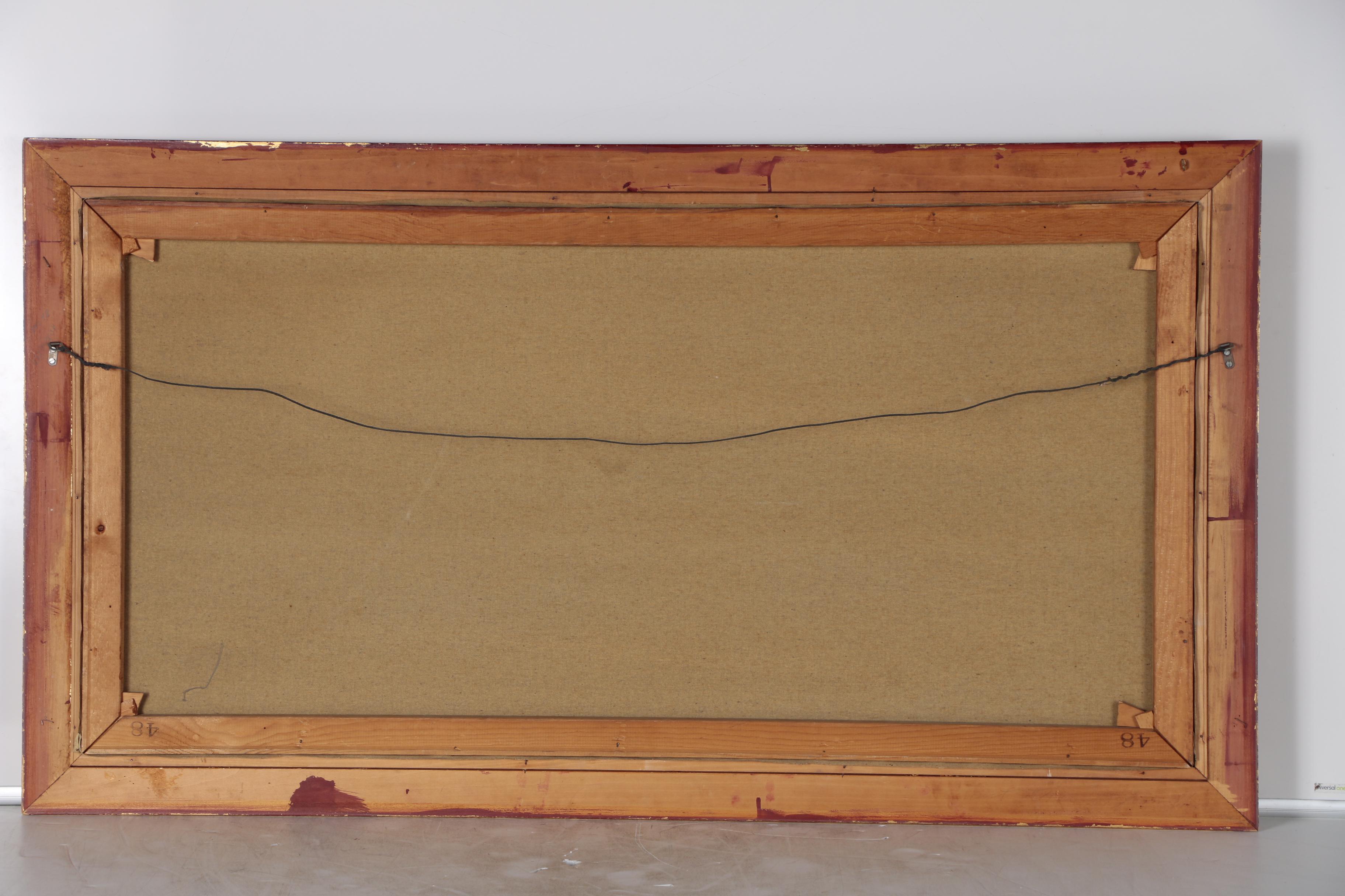 Bay of Naples Oil Painting, Mid to Late 20th Century