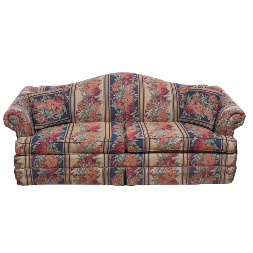 Basset Furniture Camelback Sofa, Late 20th Century