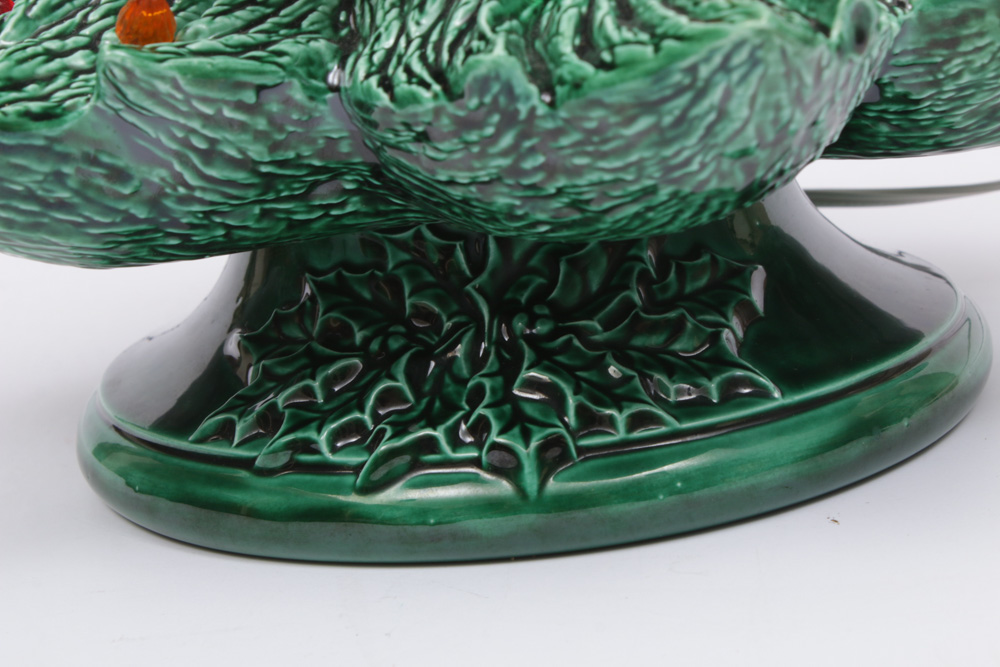 Vintage Inspired Ceramic Light-Up Christmas Tree