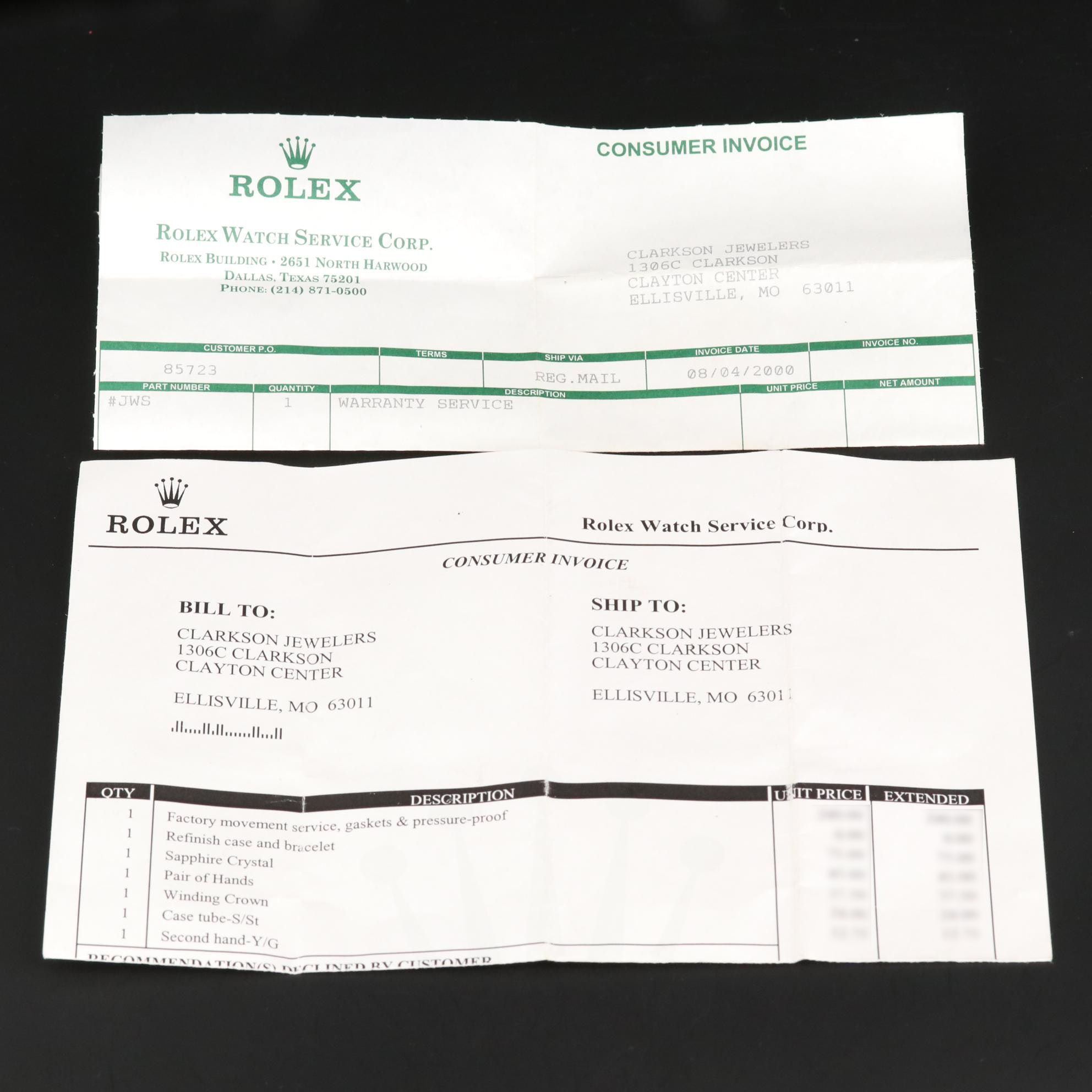 18K Gold and Stainless Steel Rolex Oyster Perpetual Automatic Watch