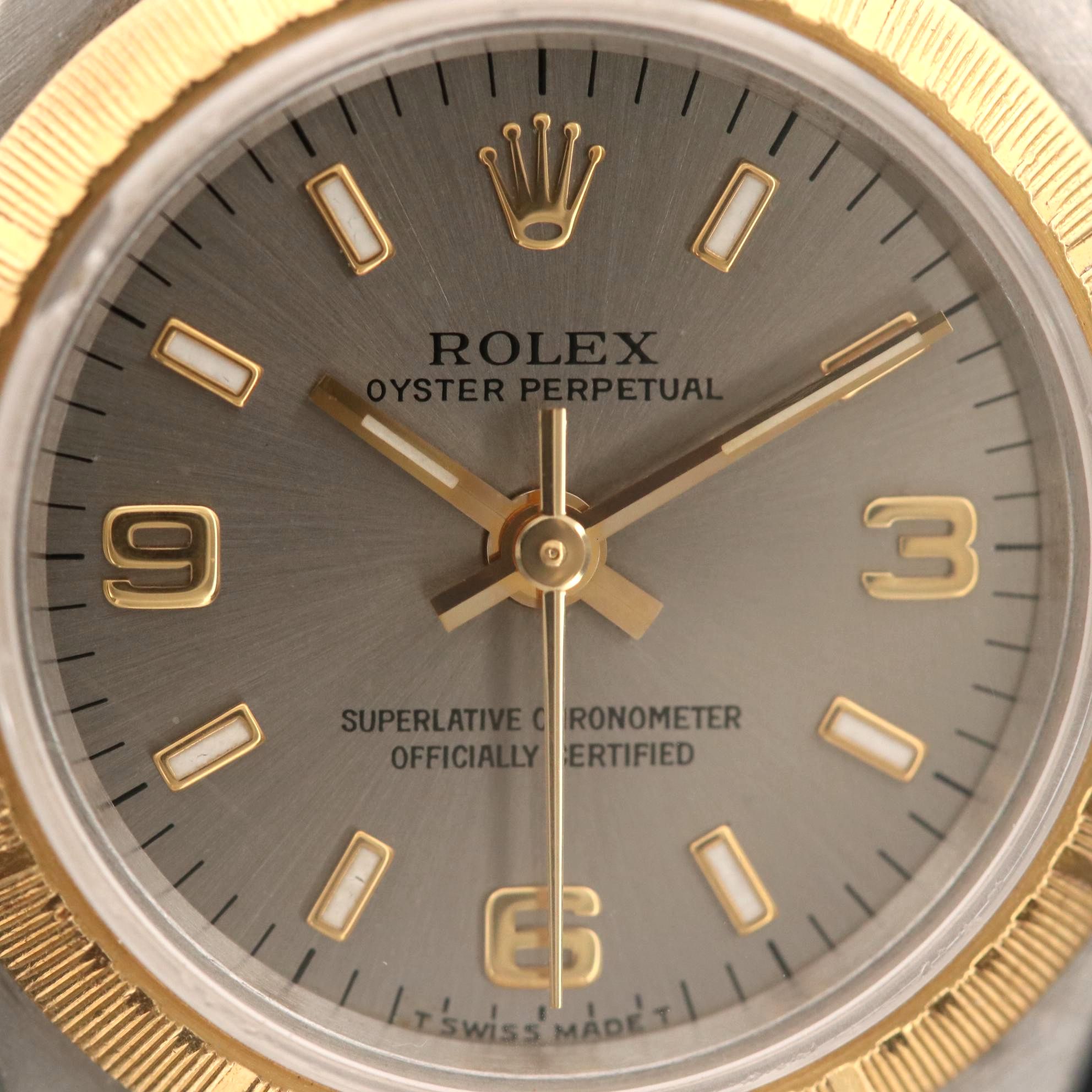 18K Gold and Stainless Steel Rolex Oyster Perpetual Automatic Watch
