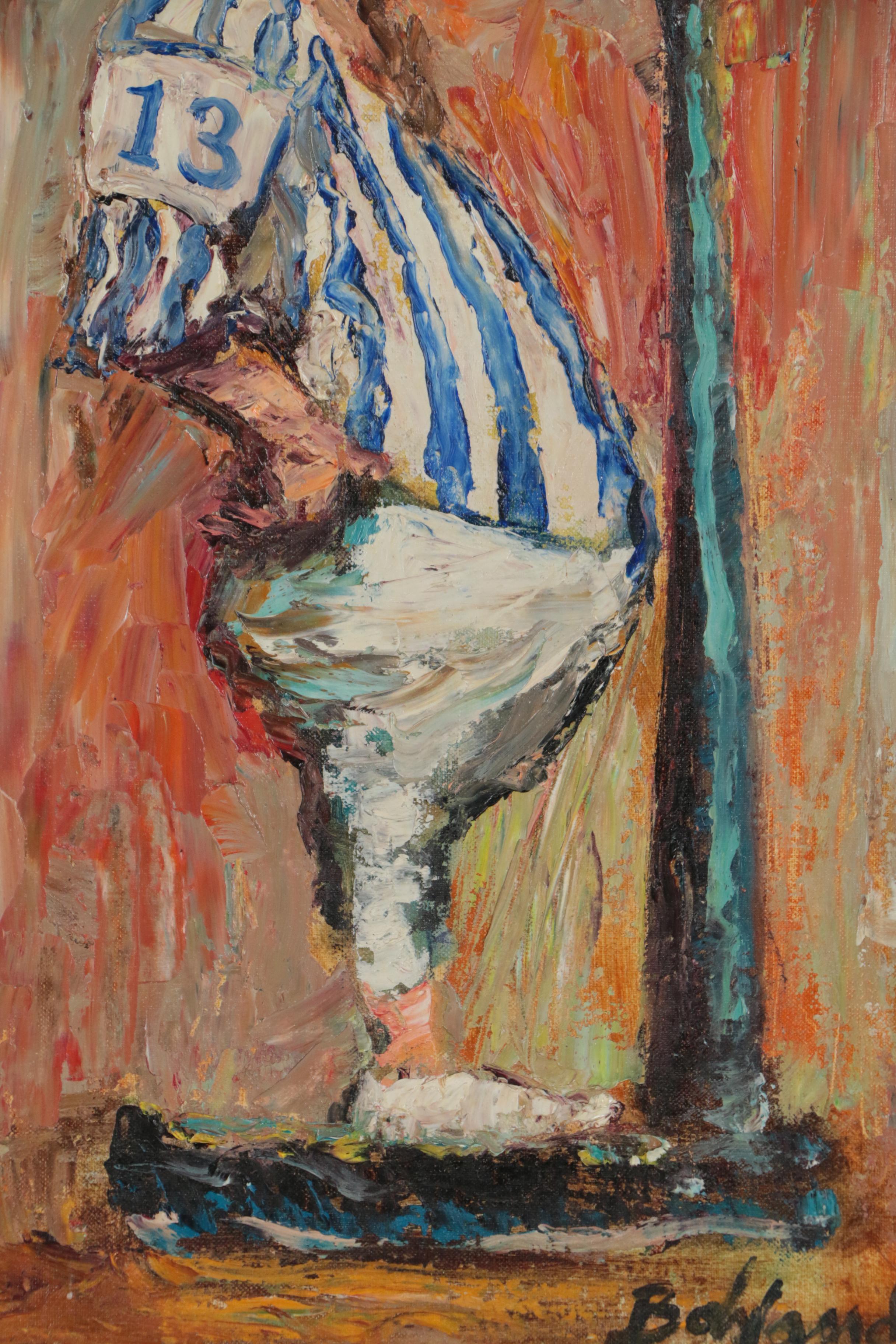 George Bohland Oil Painting of Clown