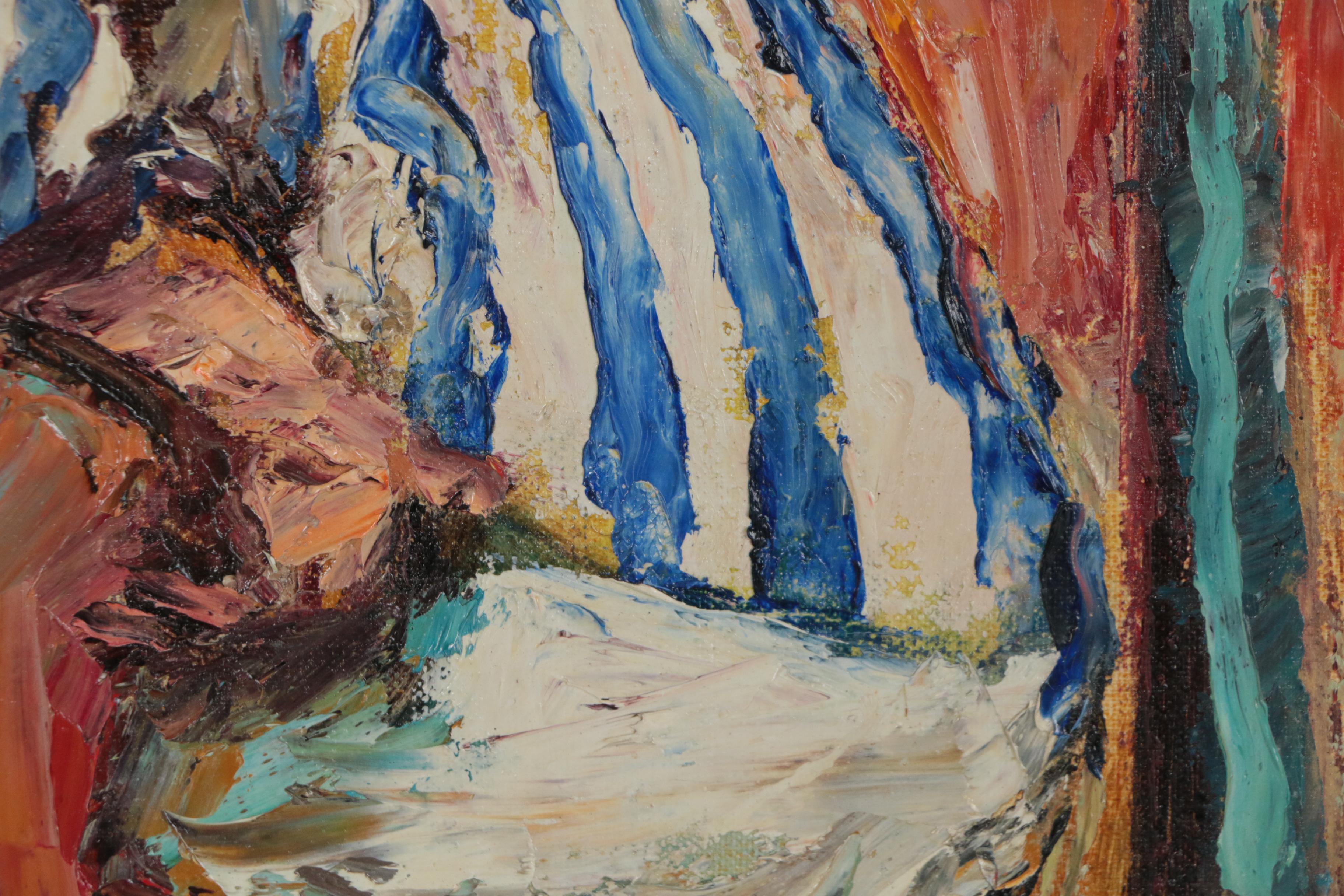 George Bohland Oil Painting of Clown