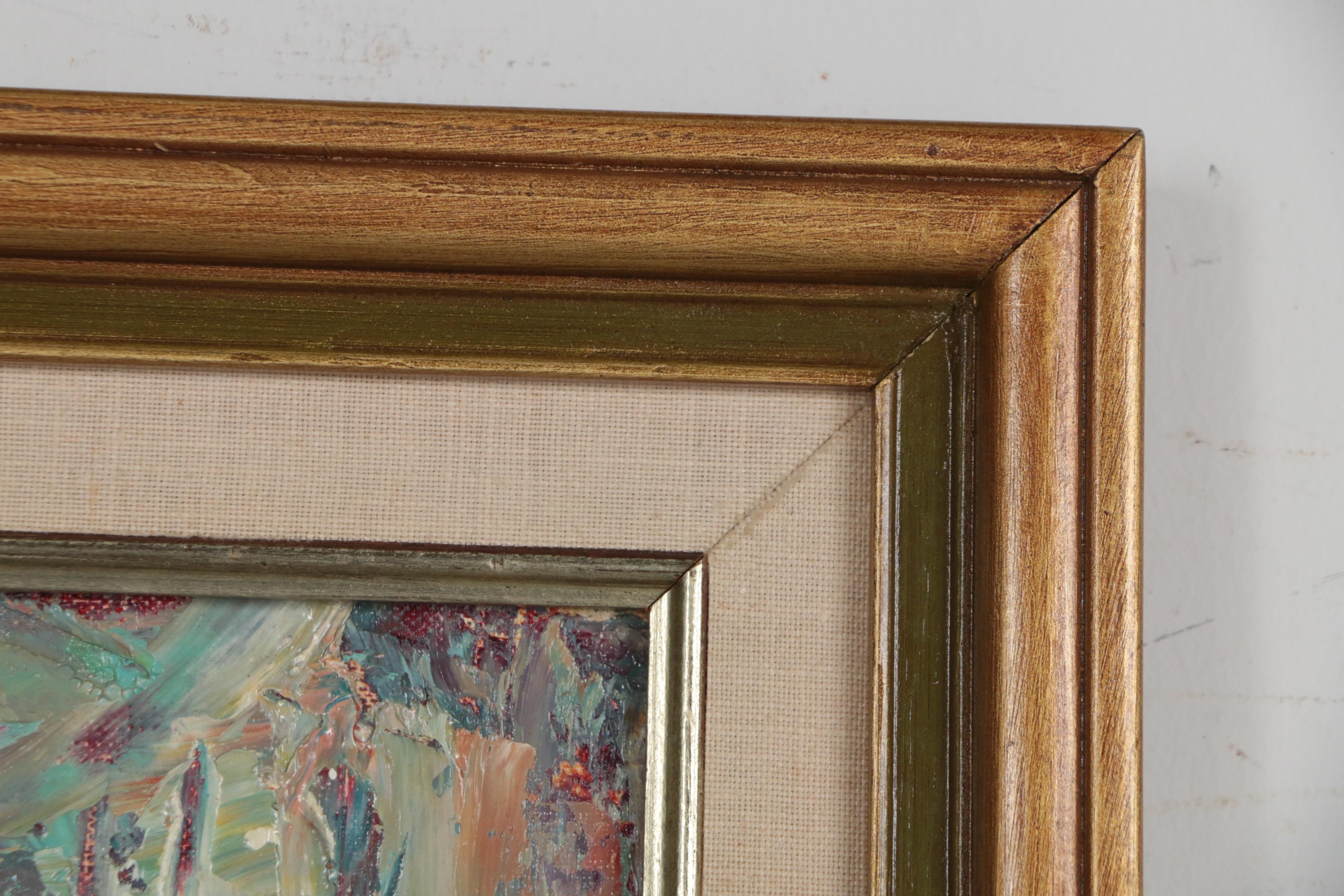 George Bohland Oil Painting of Clown