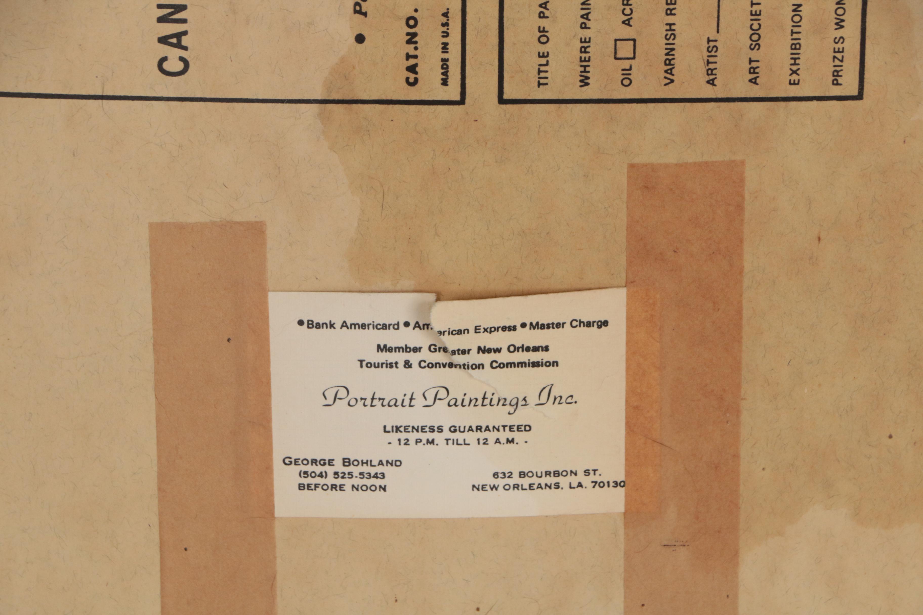 George Bohland Oil Painting of Clown