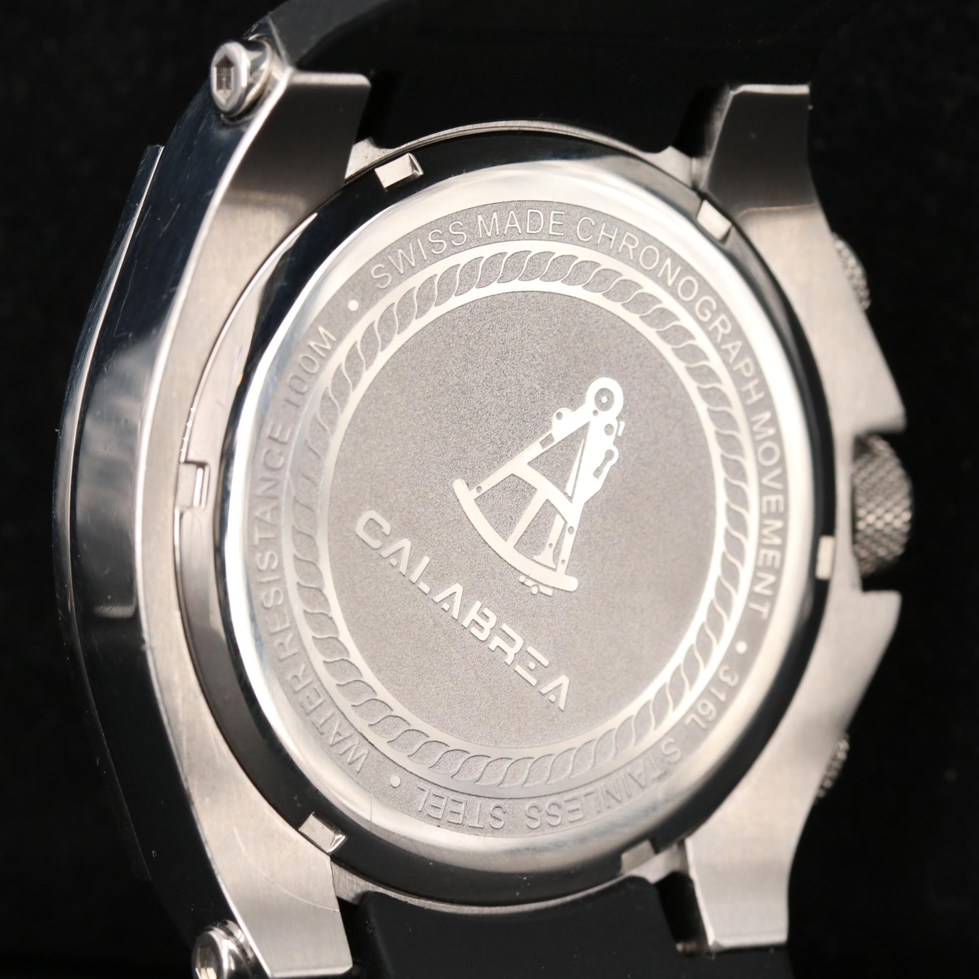 Calabria Stainless Steel Quartz Chronograph Watch