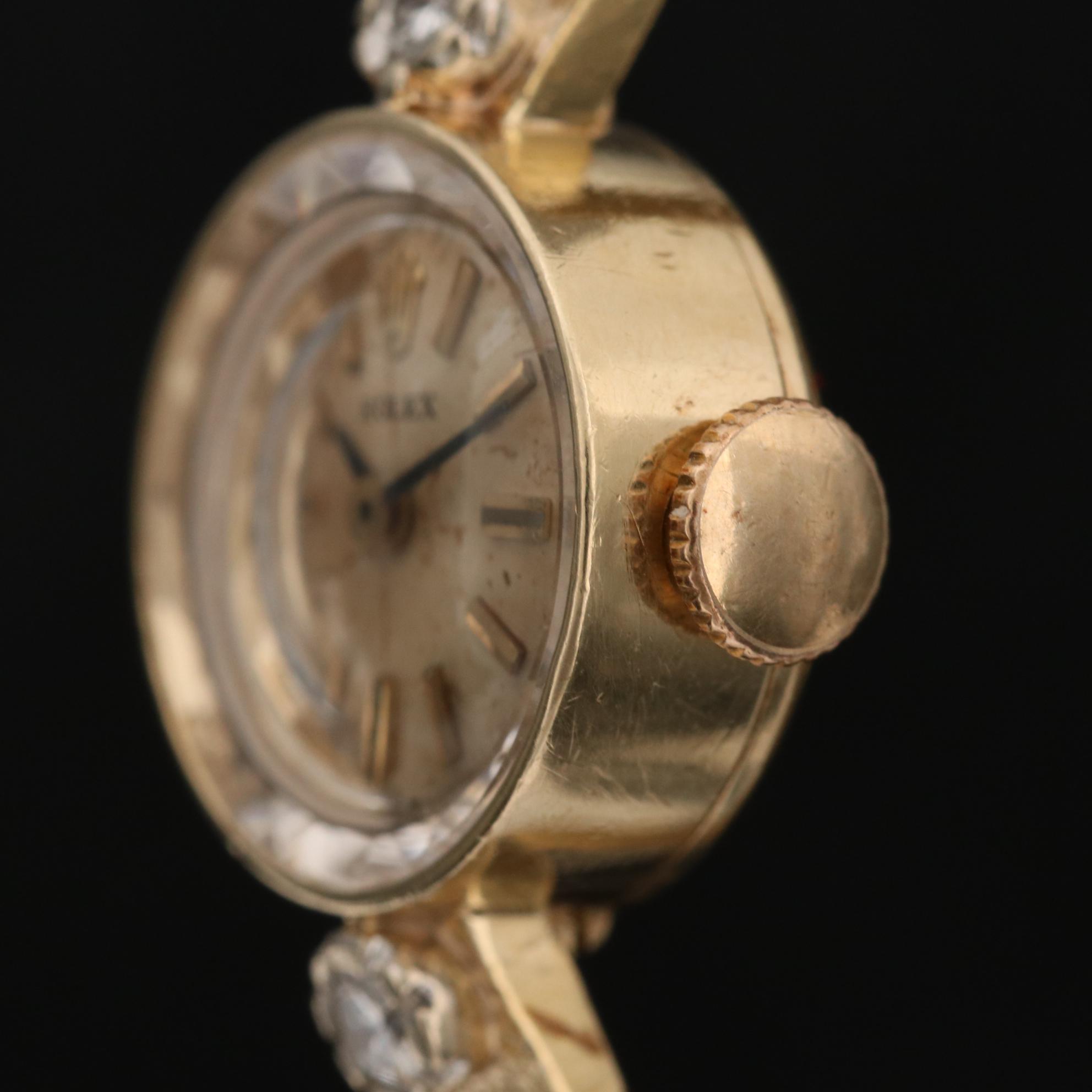 14K Gold Rolex "Cocktail" Diamond Watch