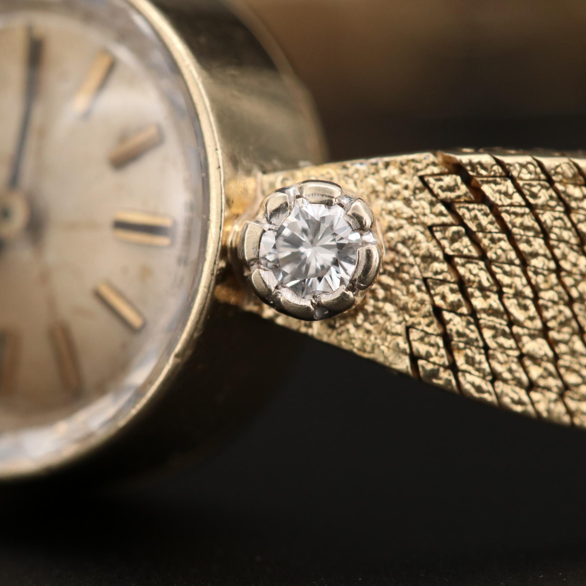 14K Gold Rolex "Cocktail" Diamond Watch