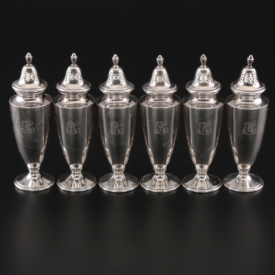 Tiffany & Co. Sterling Pepper Shakers, 1924-1947