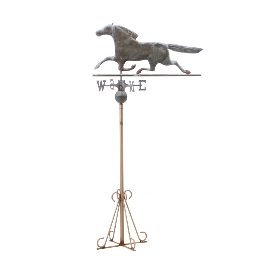 Horse Figure Garden Weathervane