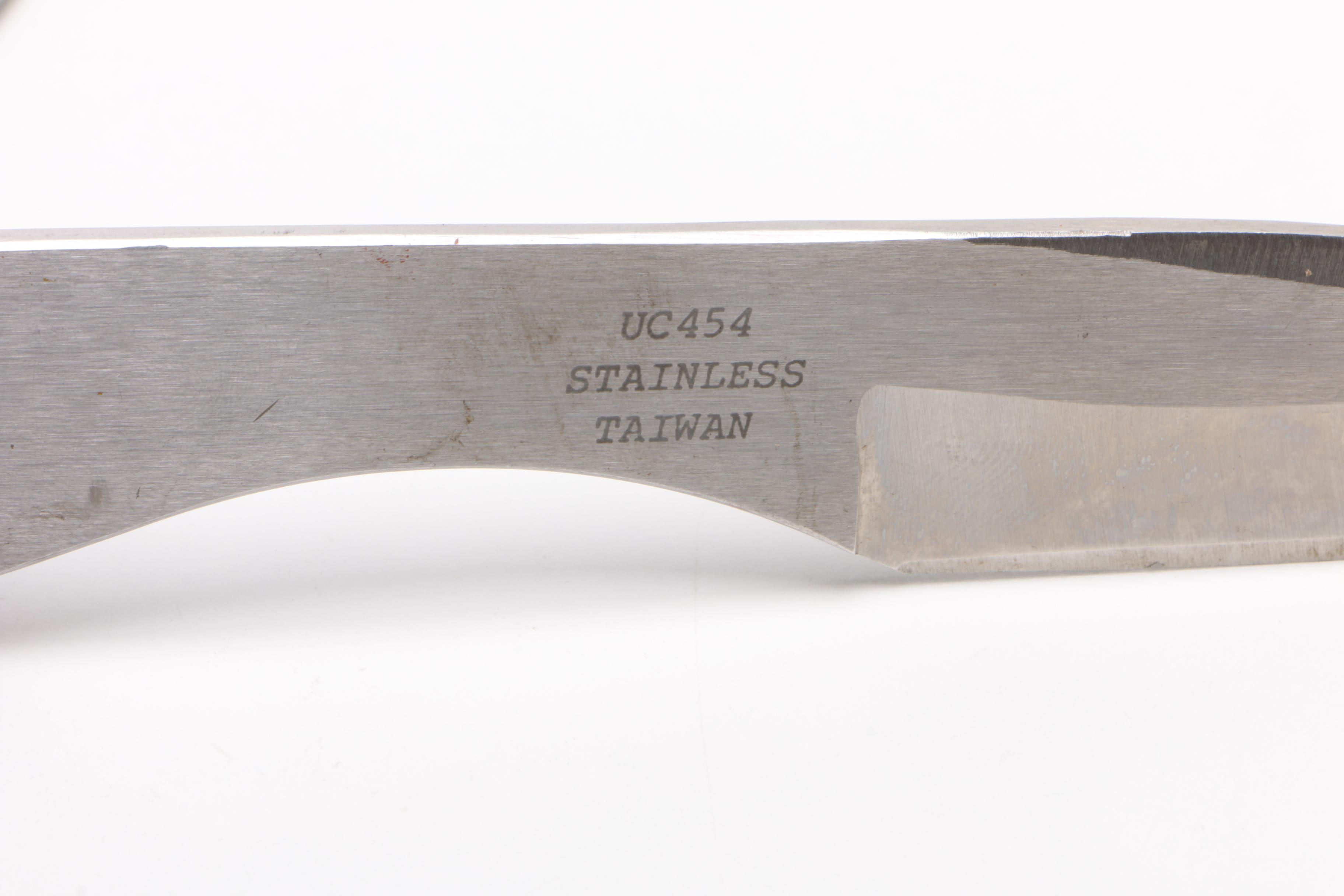 Gil Hibben Triple Set Throwing Knives by United Cutlery, Model UC-454, 1990s