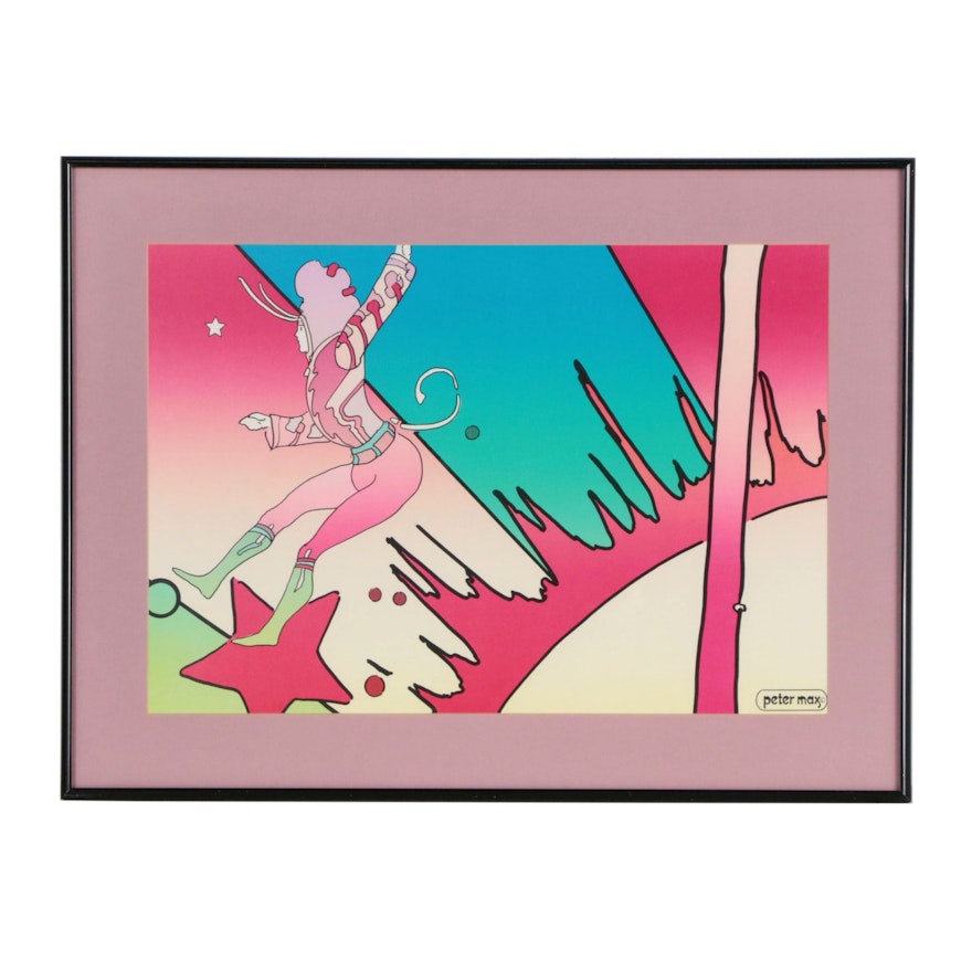 Psychedelic Offset Lithograph after Peter Max