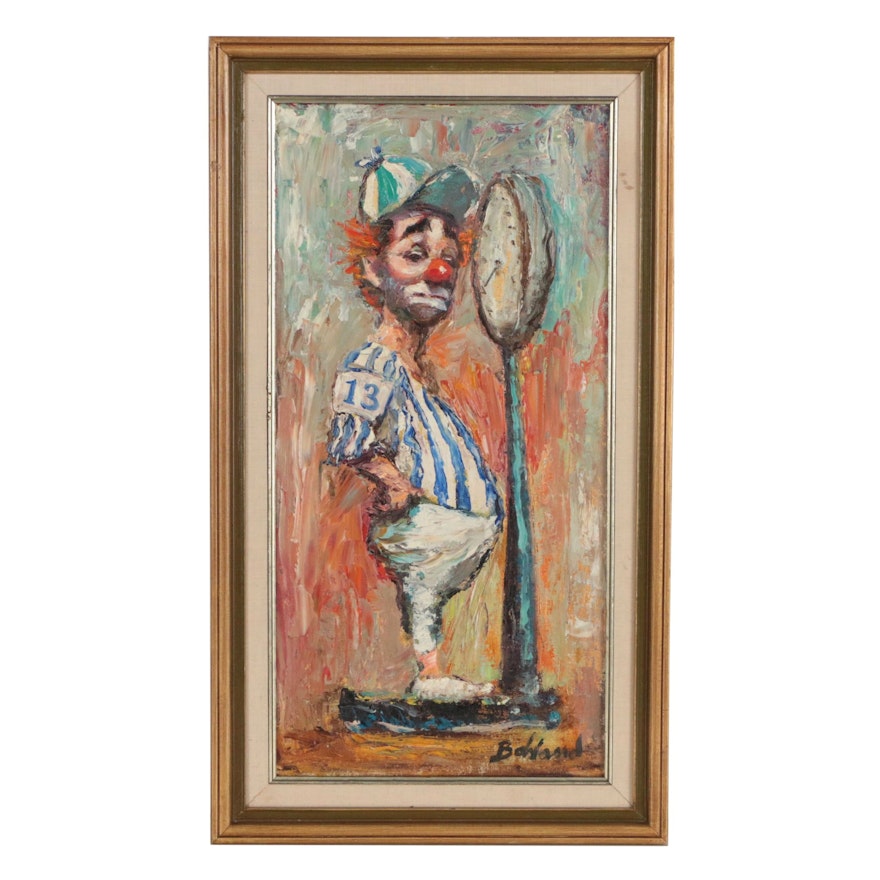 George Bohland Oil Painting of Clown