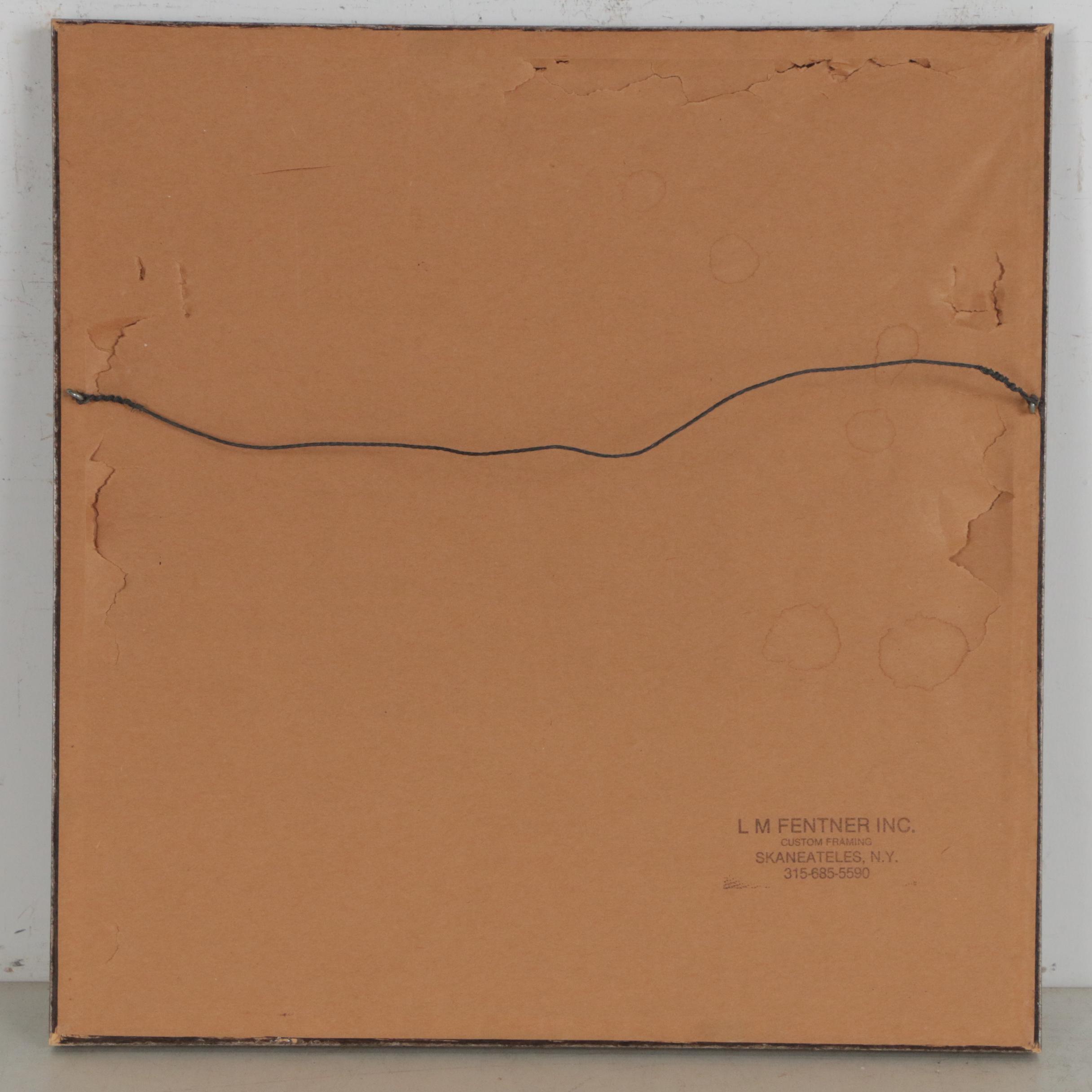 William Charles Palmer Watercolor Painting "Artist in a Landscape", 1947