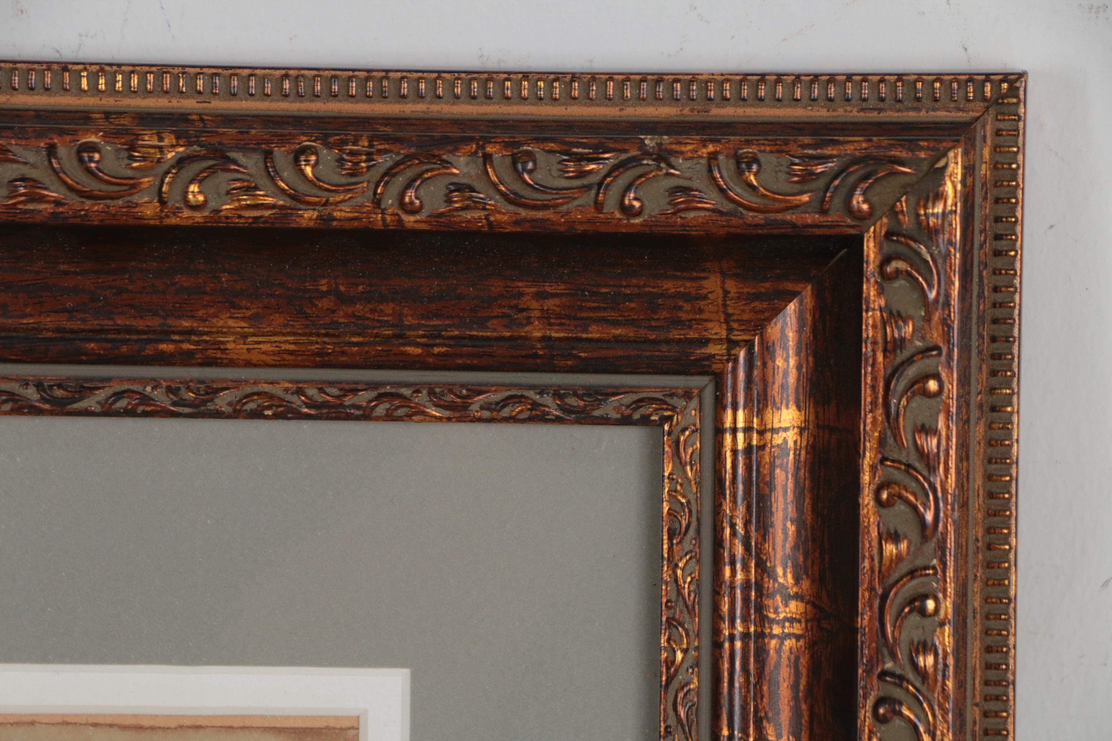 John Hauser Watercolor Painting of Coastal Landscape, 1900