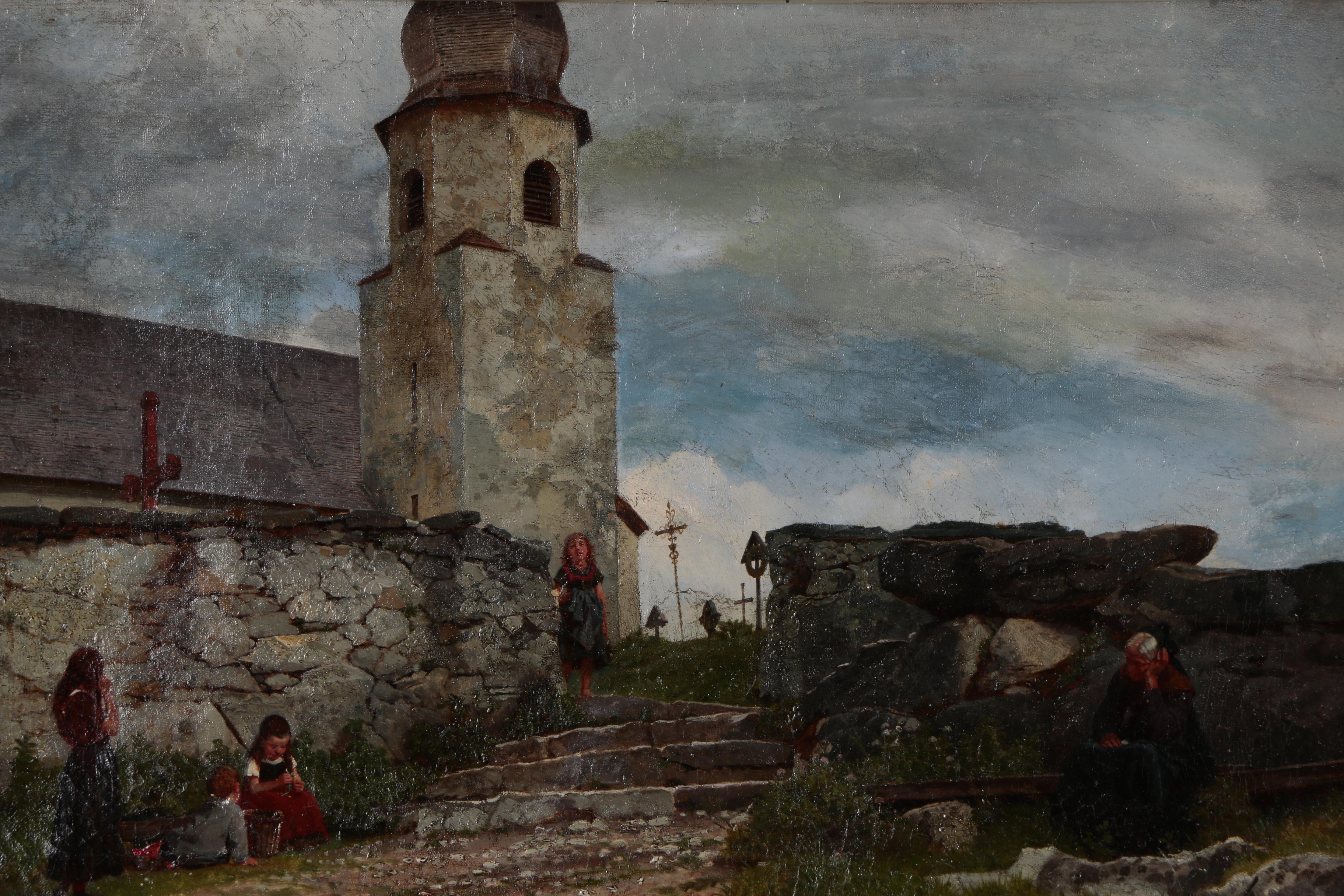 Wilhelm Riefstahl Oil Painting, 19th Century