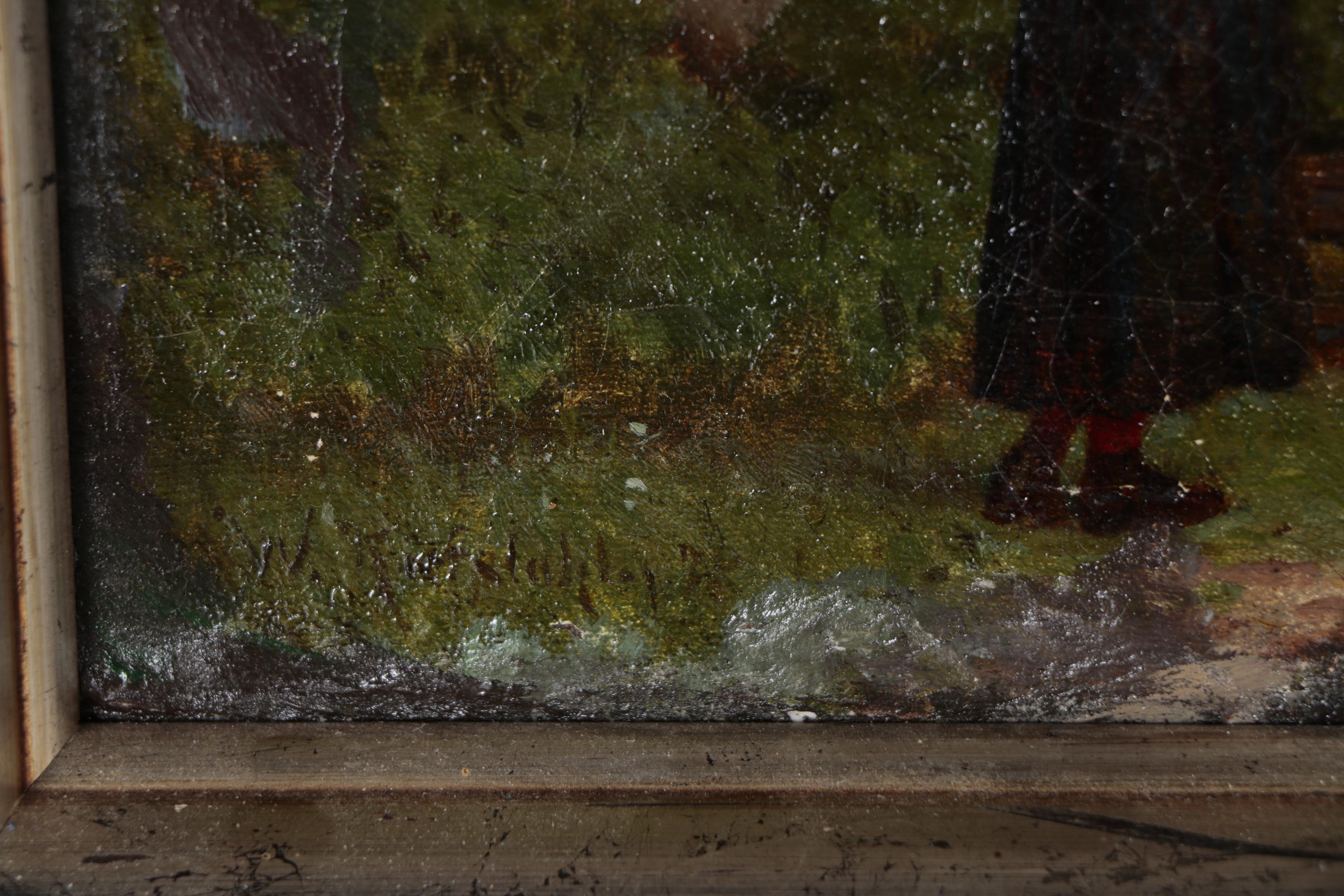 Wilhelm Riefstahl Oil Painting, 19th Century