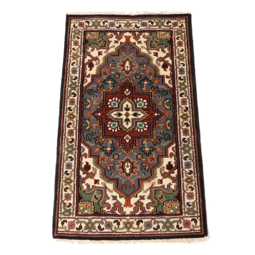 3' x 5.3' Hand-Knotted Indo-Persian Heriz Rug