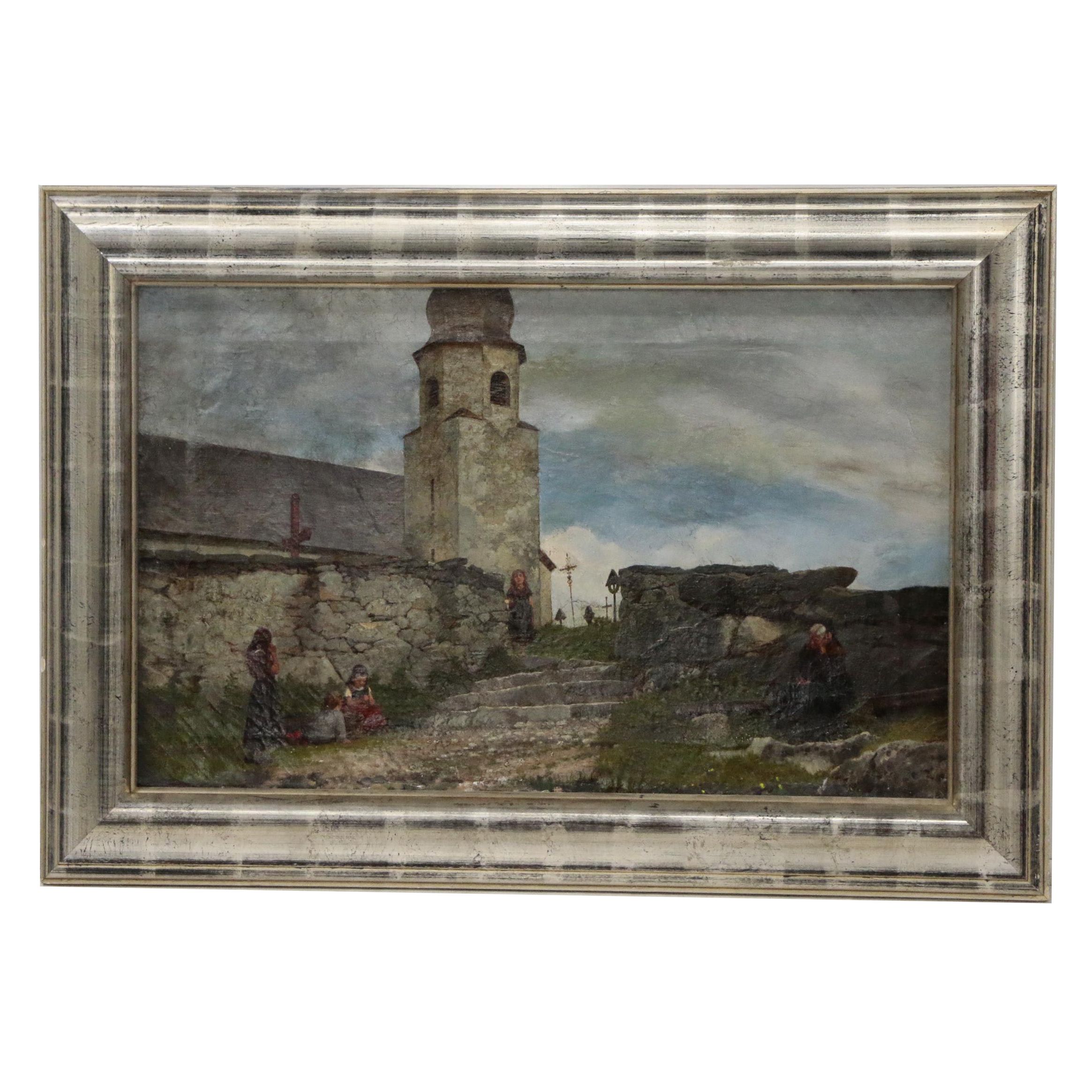 Wilhelm Riefstahl Oil Painting, 19th Century