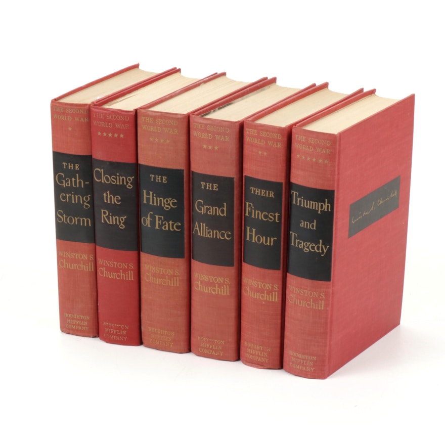 Winston S. Churchill "The Second World War" Complete Set