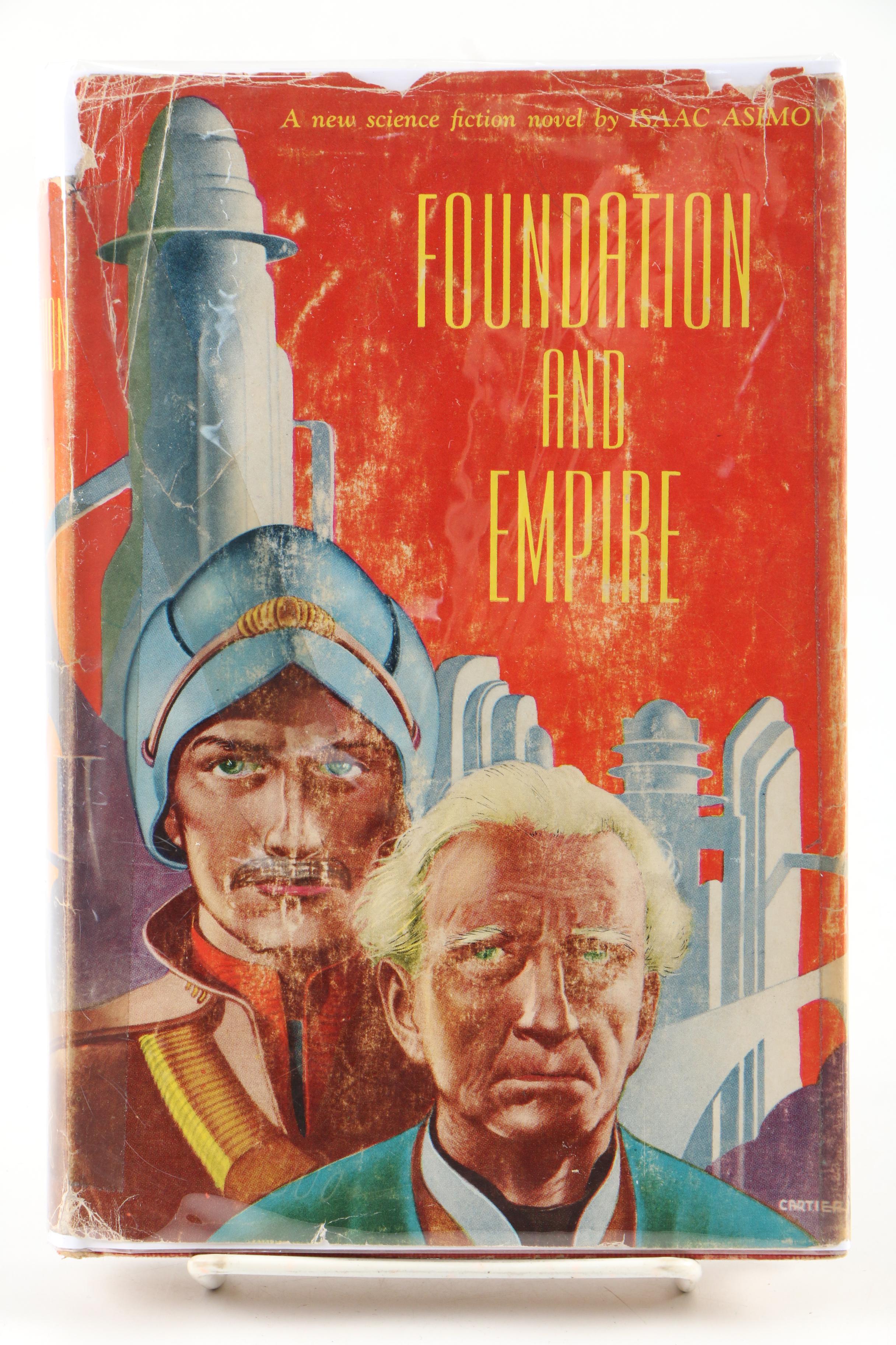 Rare Isaac Asimov Signed First Editions "The Foundation Trilogy"
