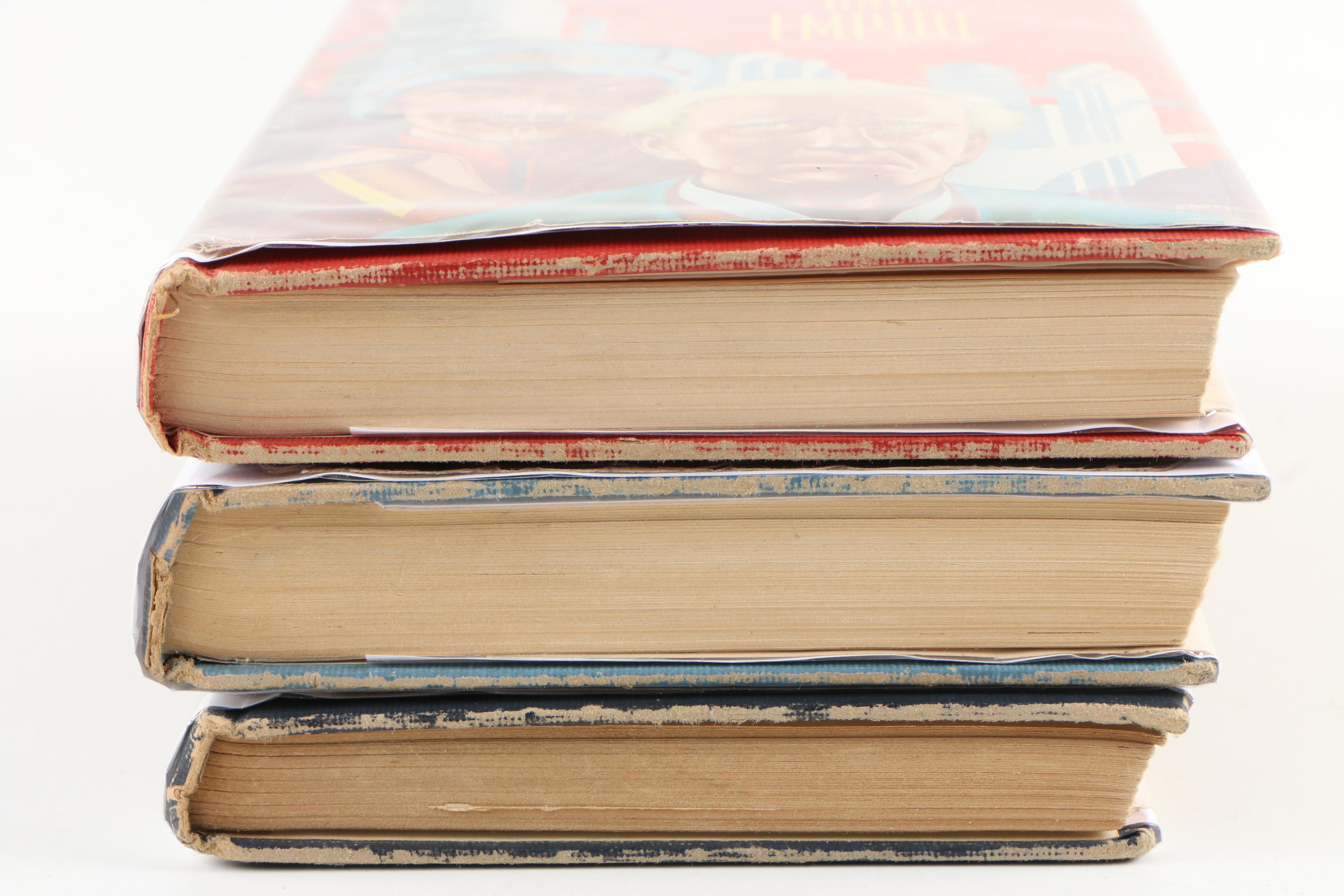 Rare Isaac Asimov Signed First Editions "The Foundation Trilogy"