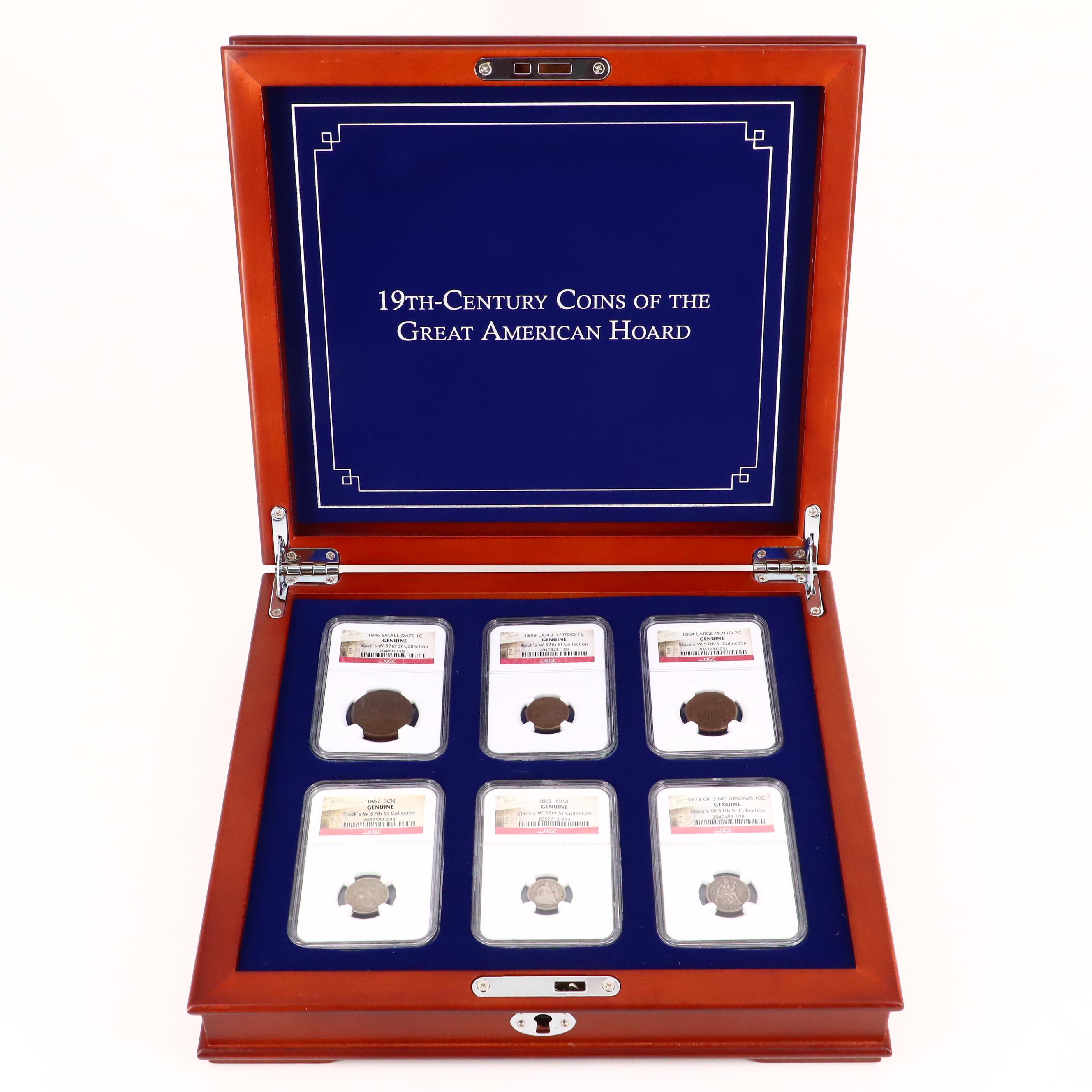 "19th Century Coins of the Great American Hoard" Coin Set