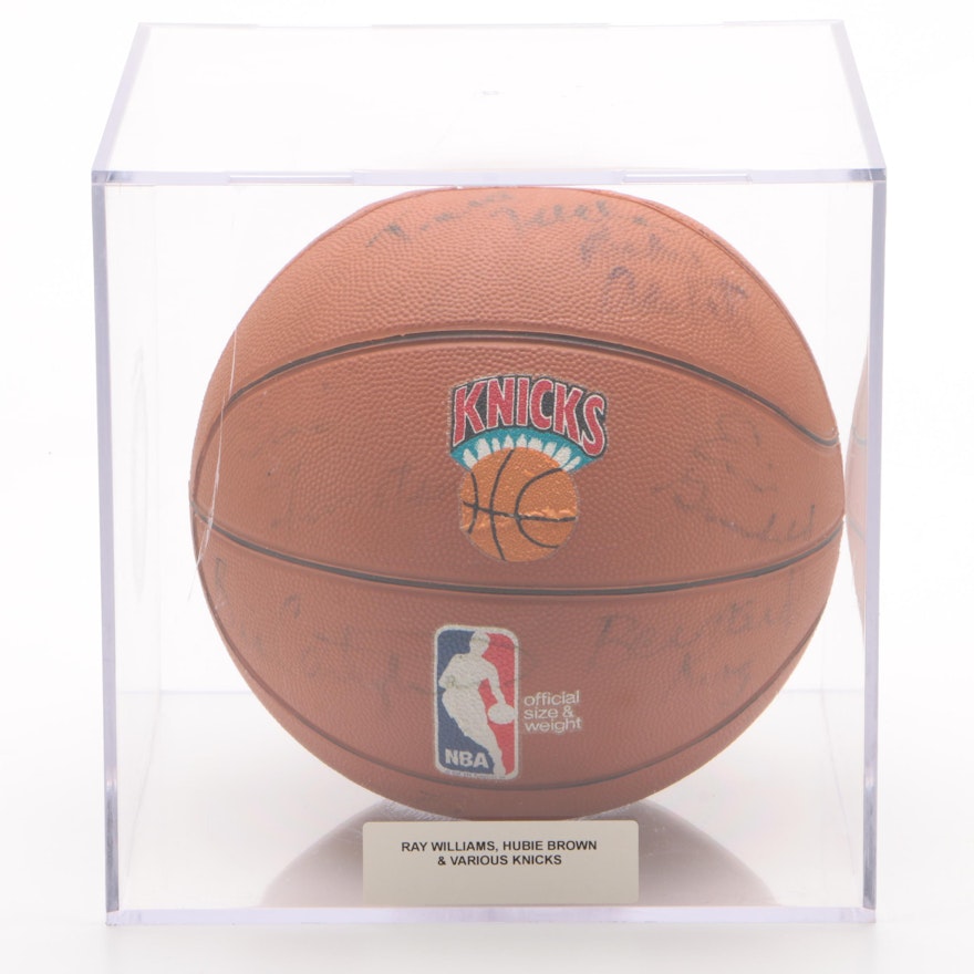 New York Knicks Signed Basketball, Early 1980s