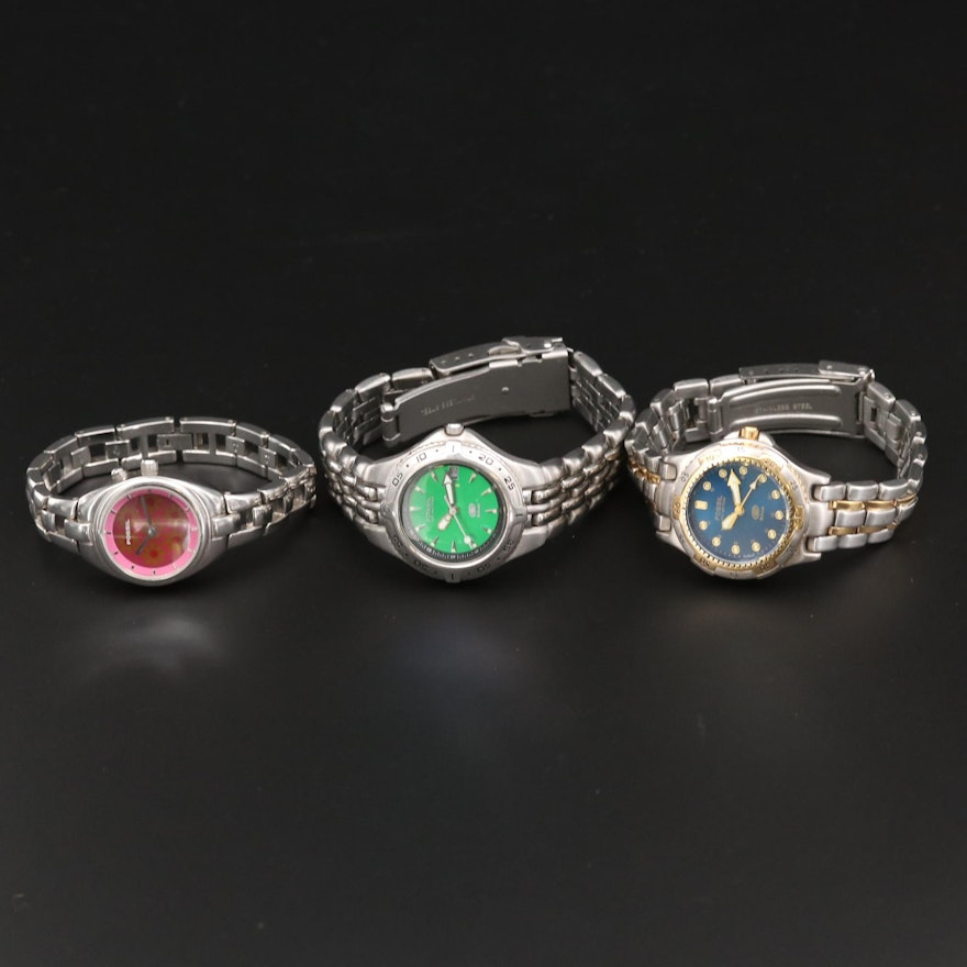 Assorted Fossil Quartz Sport Watches