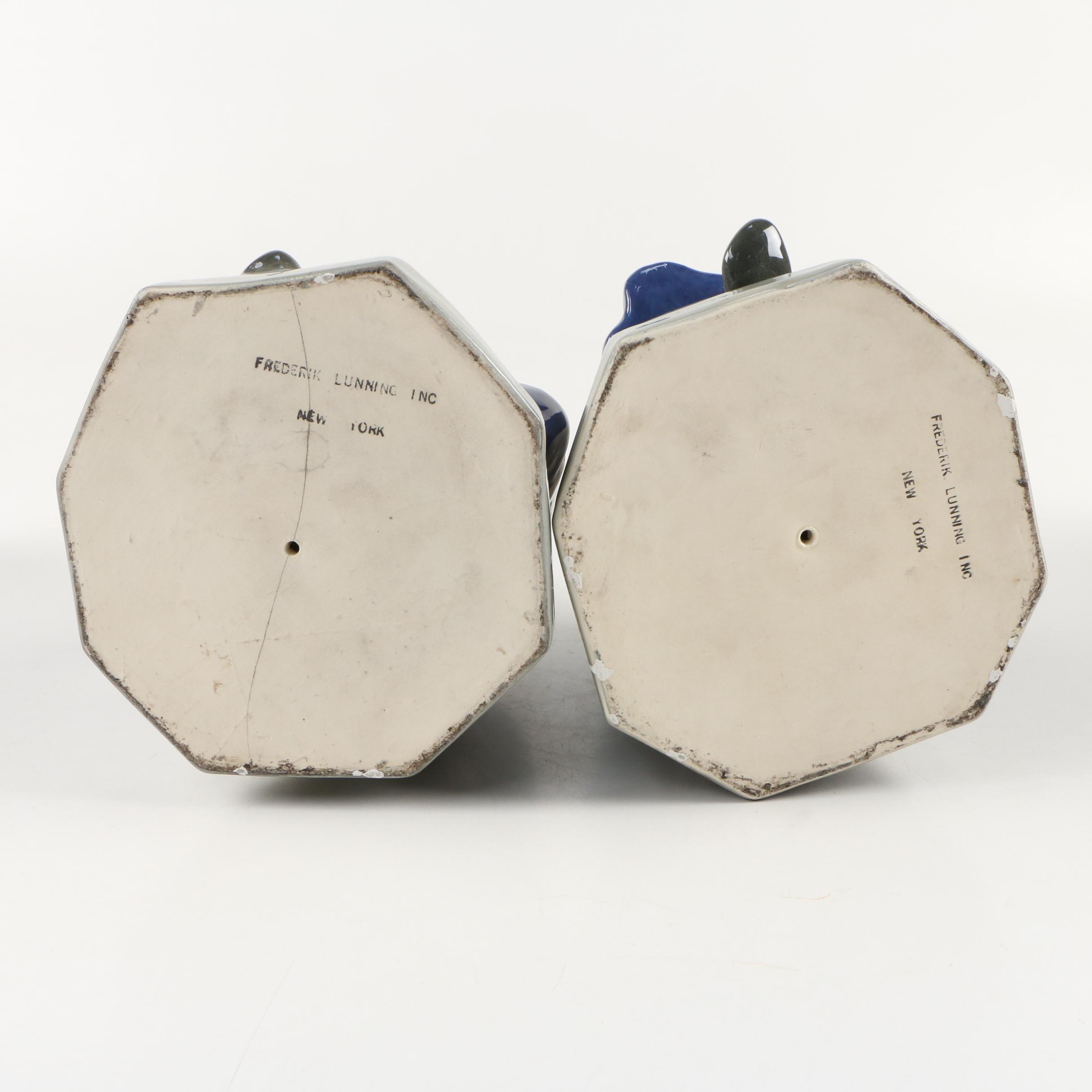 Vintage Porcelain Man and Woman Figurines