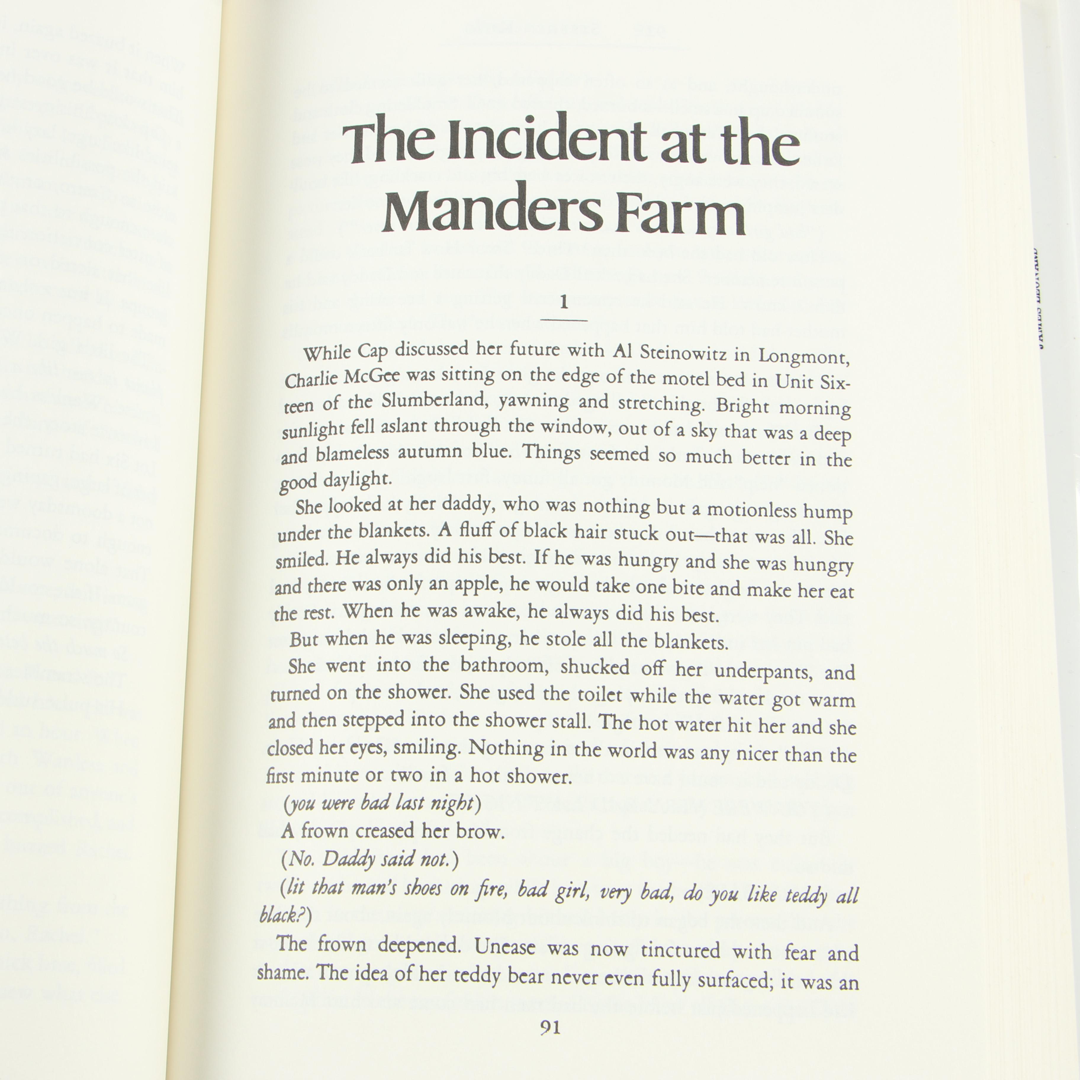 "Firestarter" Book Club Edition by Stephen King, 1980