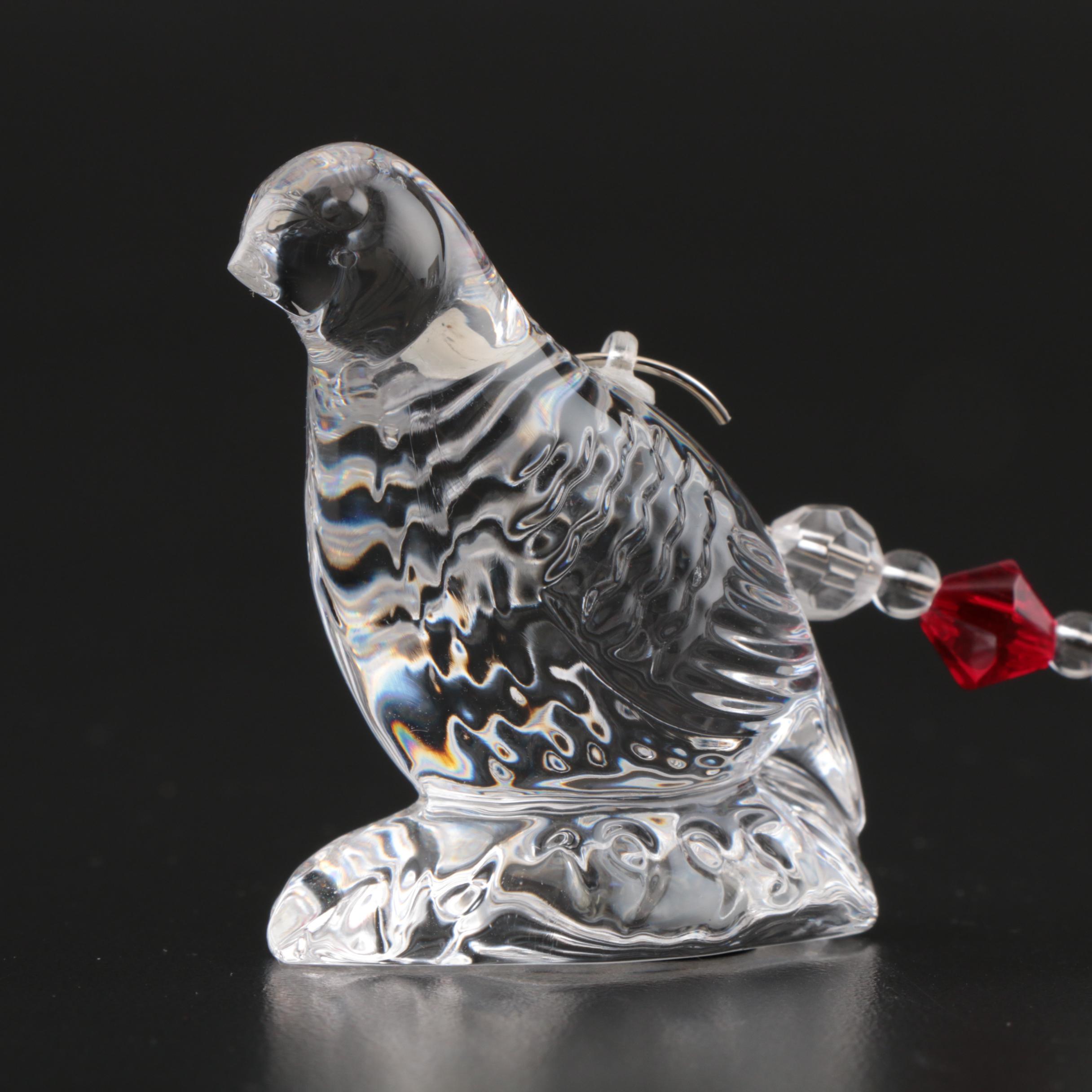 Waterford "Twelve Days of Christmas" Crystal Ornaments