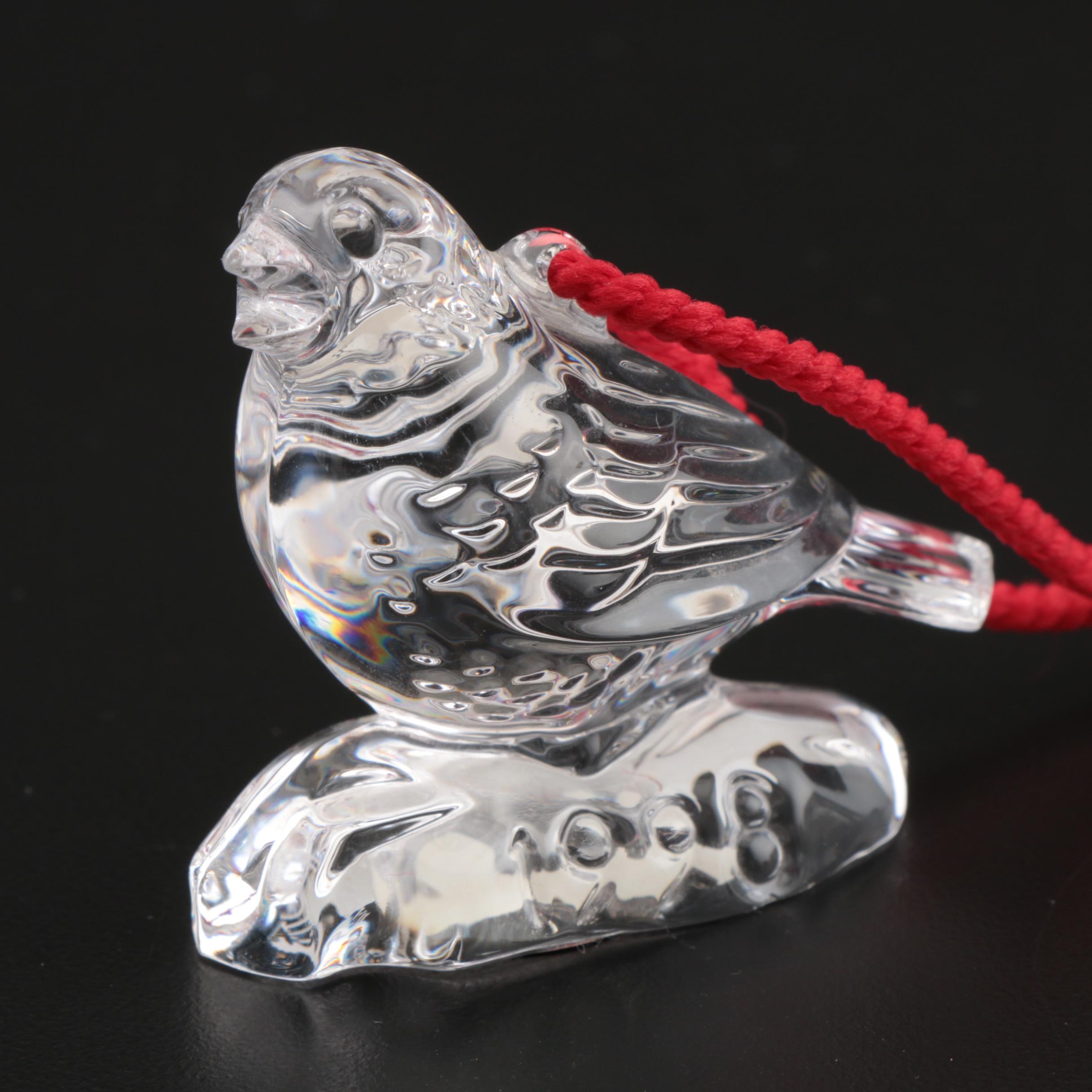 Waterford "Twelve Days of Christmas" Crystal Ornaments