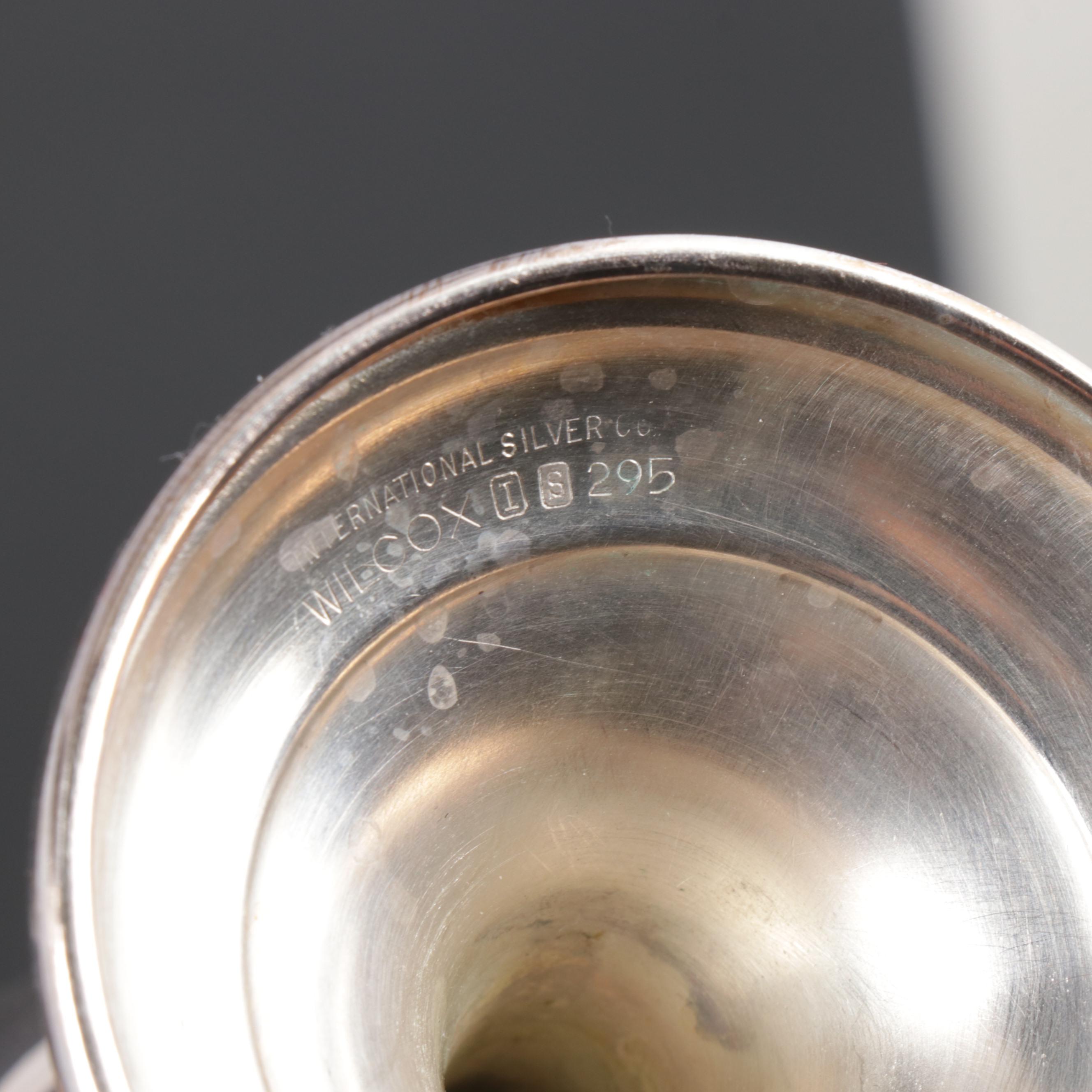 International Silver Co. Wilcox Silver Plate Goblets and Cordial Stemware