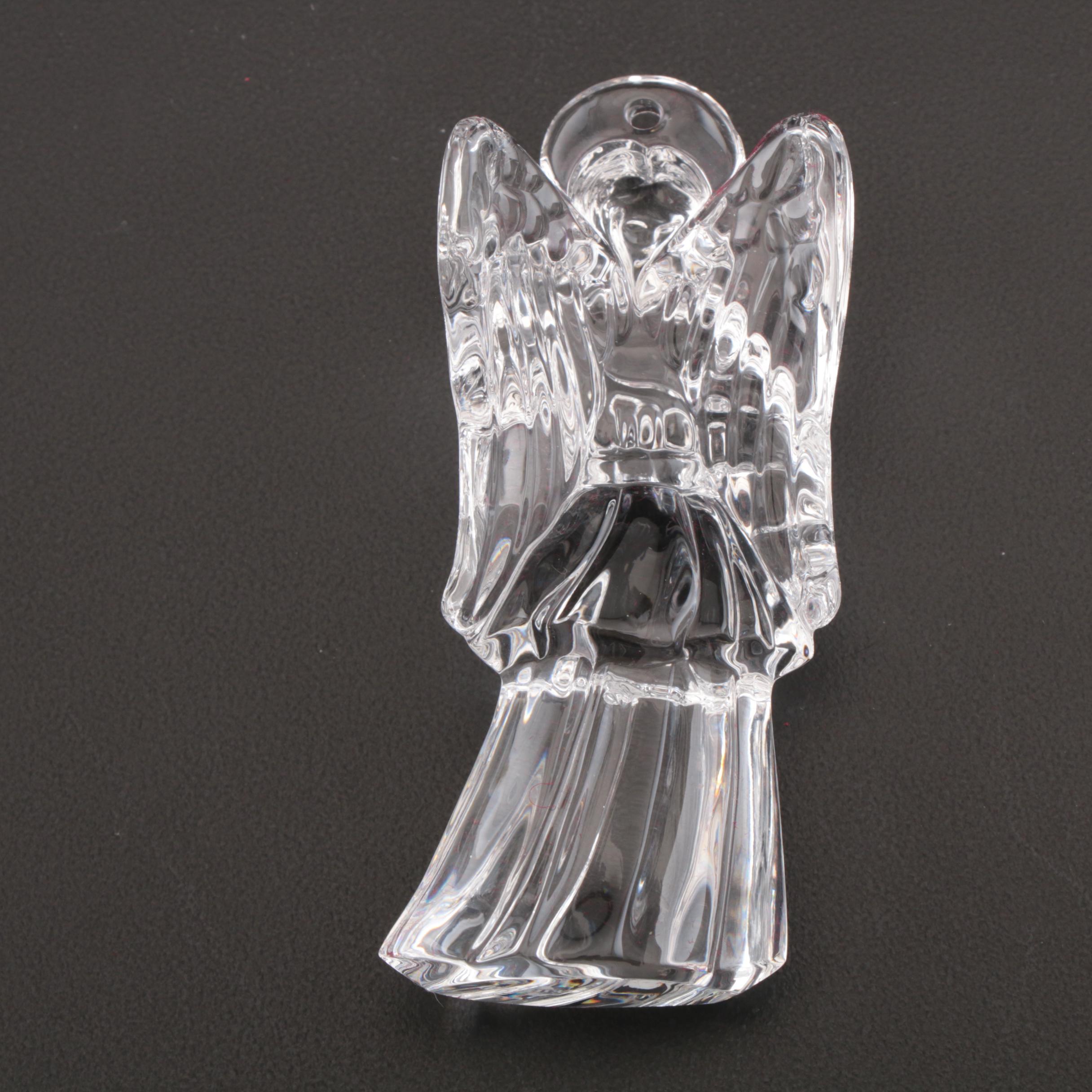 Waterford "Lismore" and "Angel" Collection Crystal Ornaments
