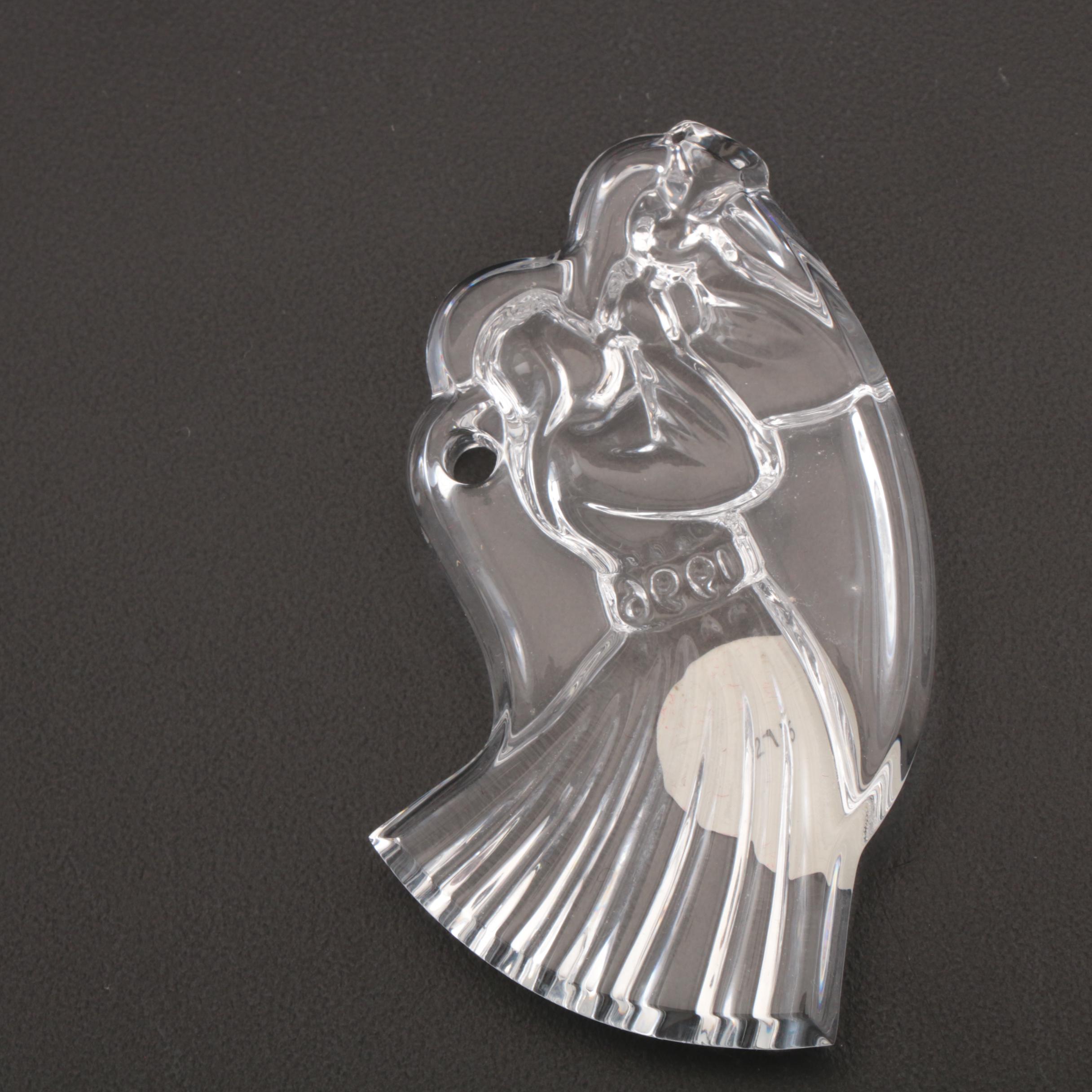 Waterford "Lismore" and "Angel" Collection Crystal Ornaments