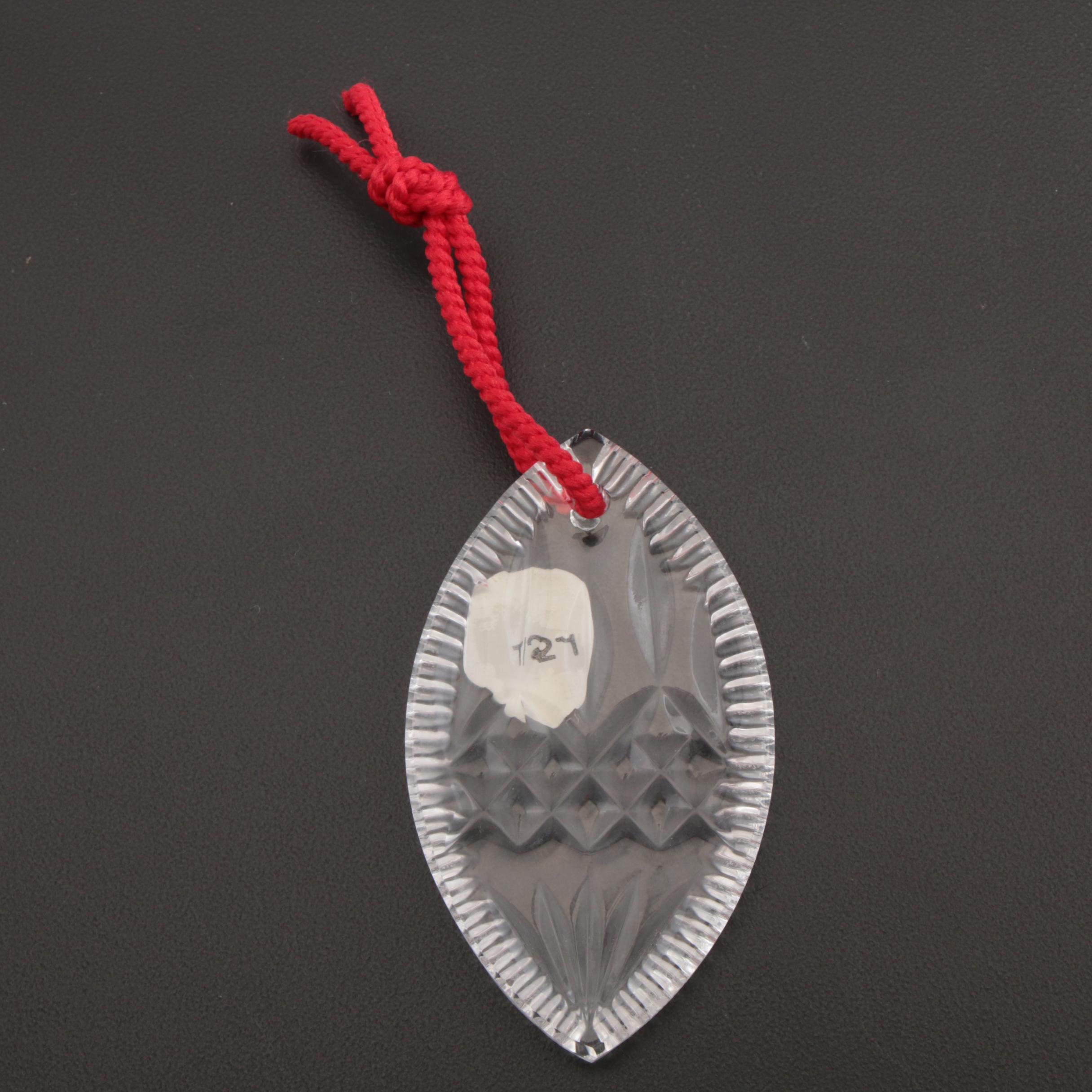 Waterford "Lismore" and "Angel" Collection Crystal Ornaments