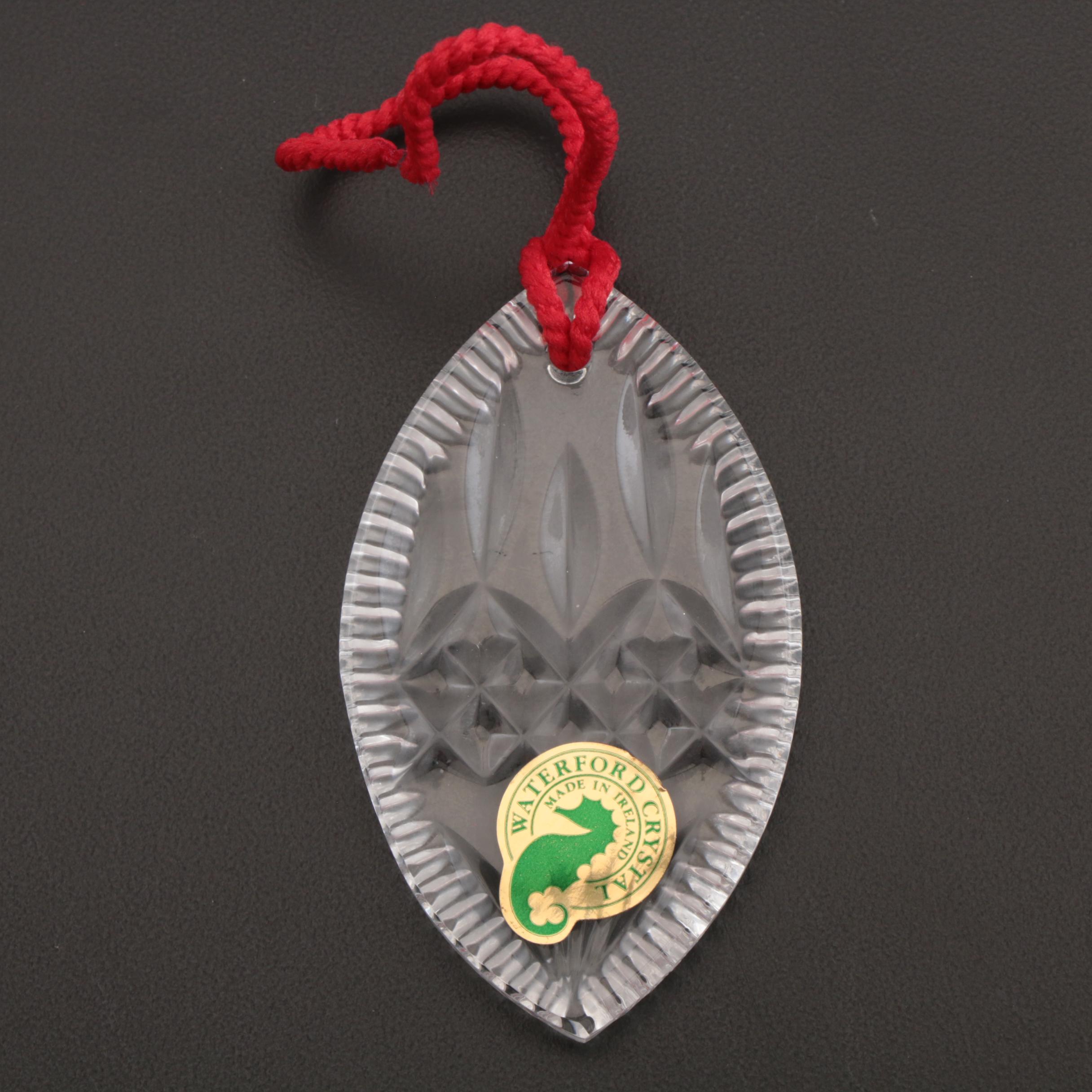 Waterford "Lismore" and "Angel" Collection Crystal Ornaments