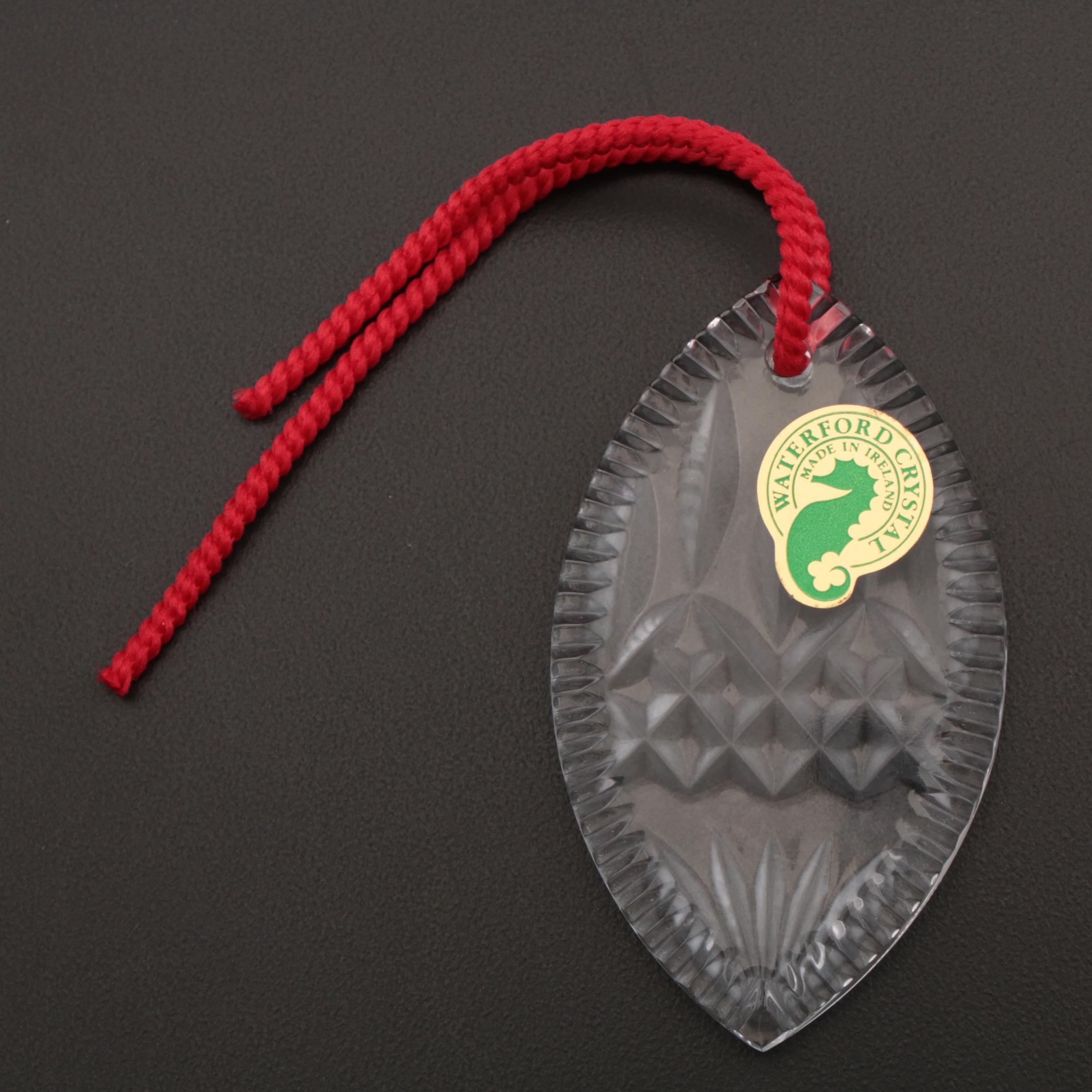 Waterford "Lismore" and "Angel" Collection Crystal Ornaments